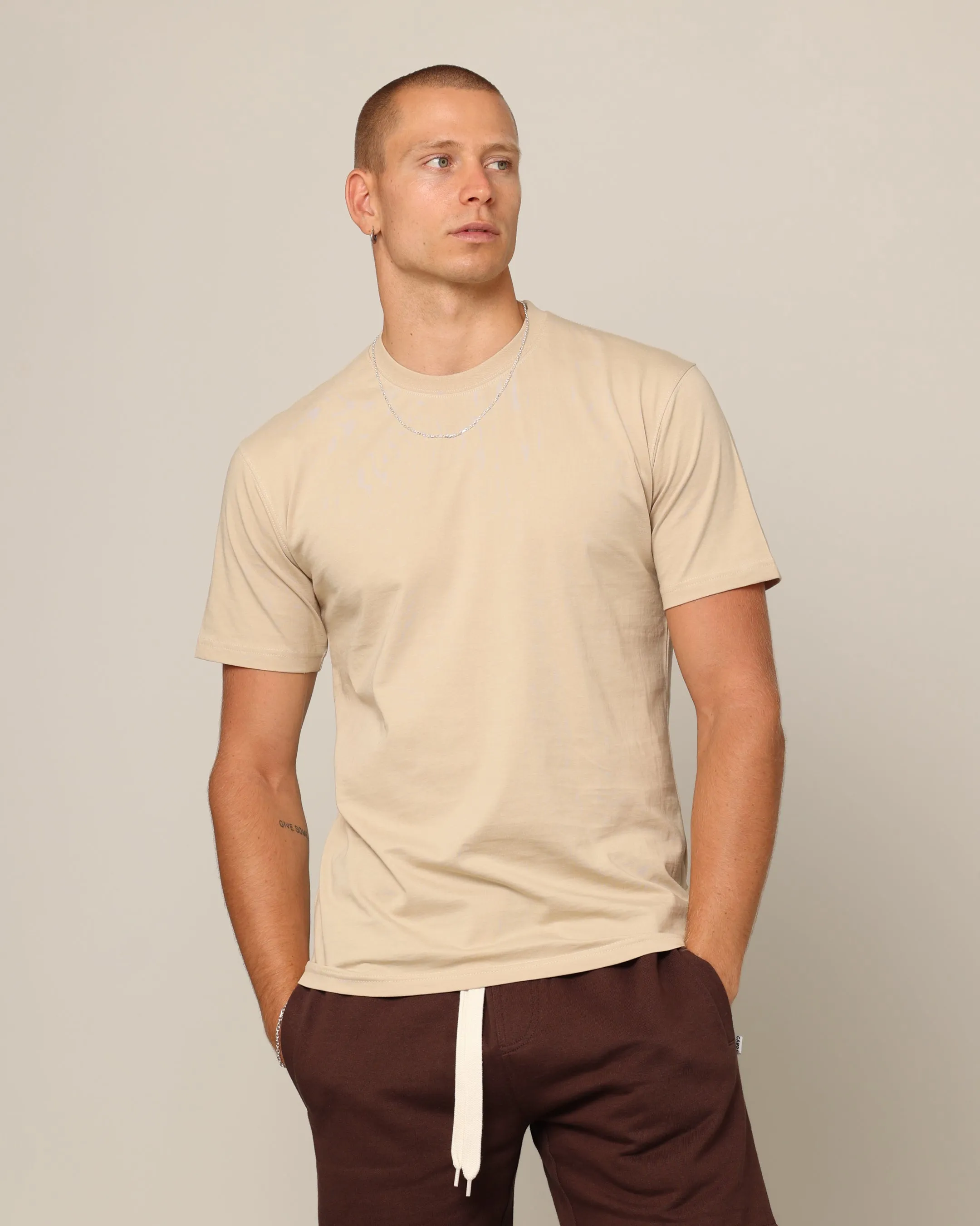 Carré Blanc Form T-Shirt Stone sold by Culture Kings