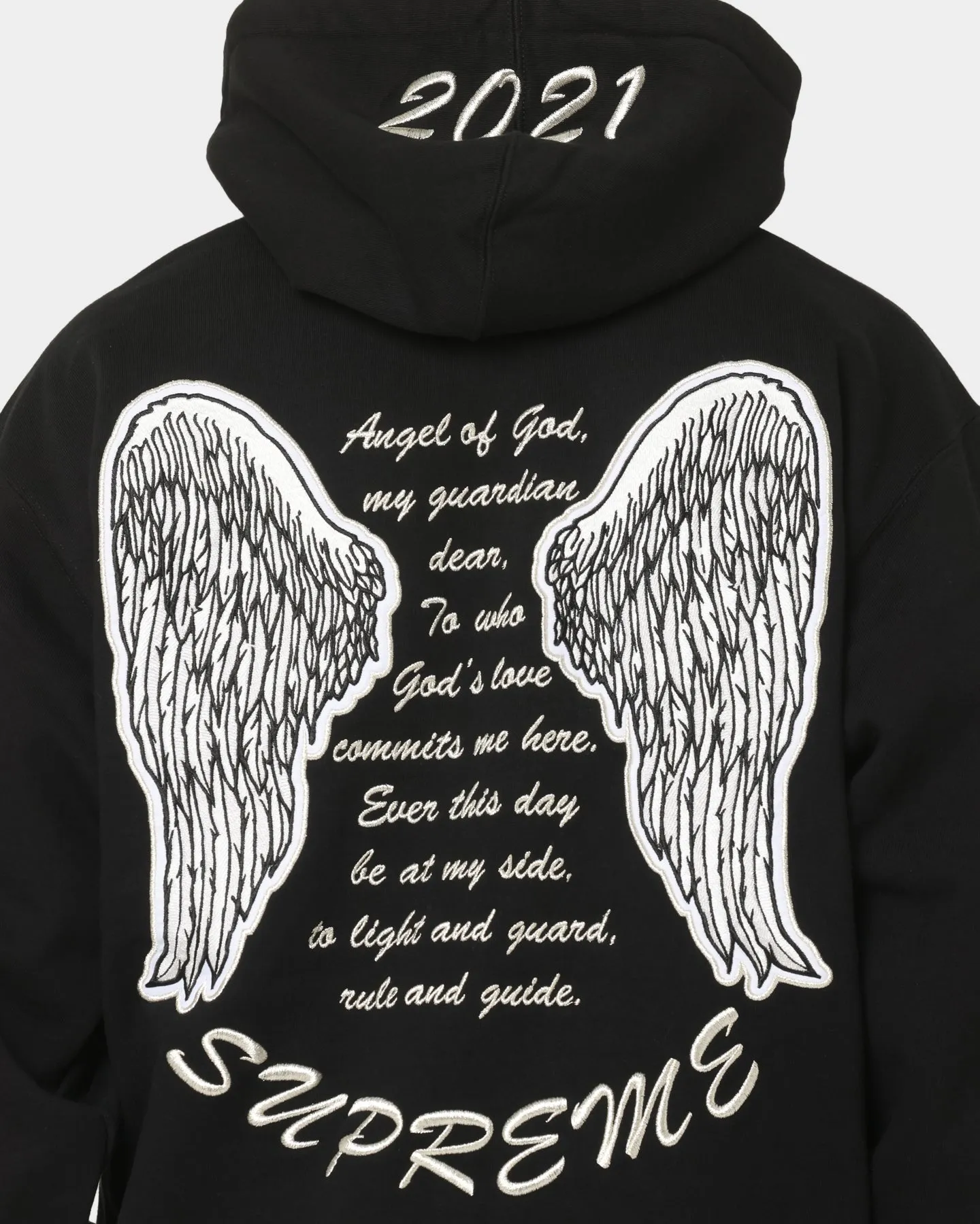 Supreme Guardian Hooded Sweatshirt Black sold by Culture Kings product image thumbnail 4