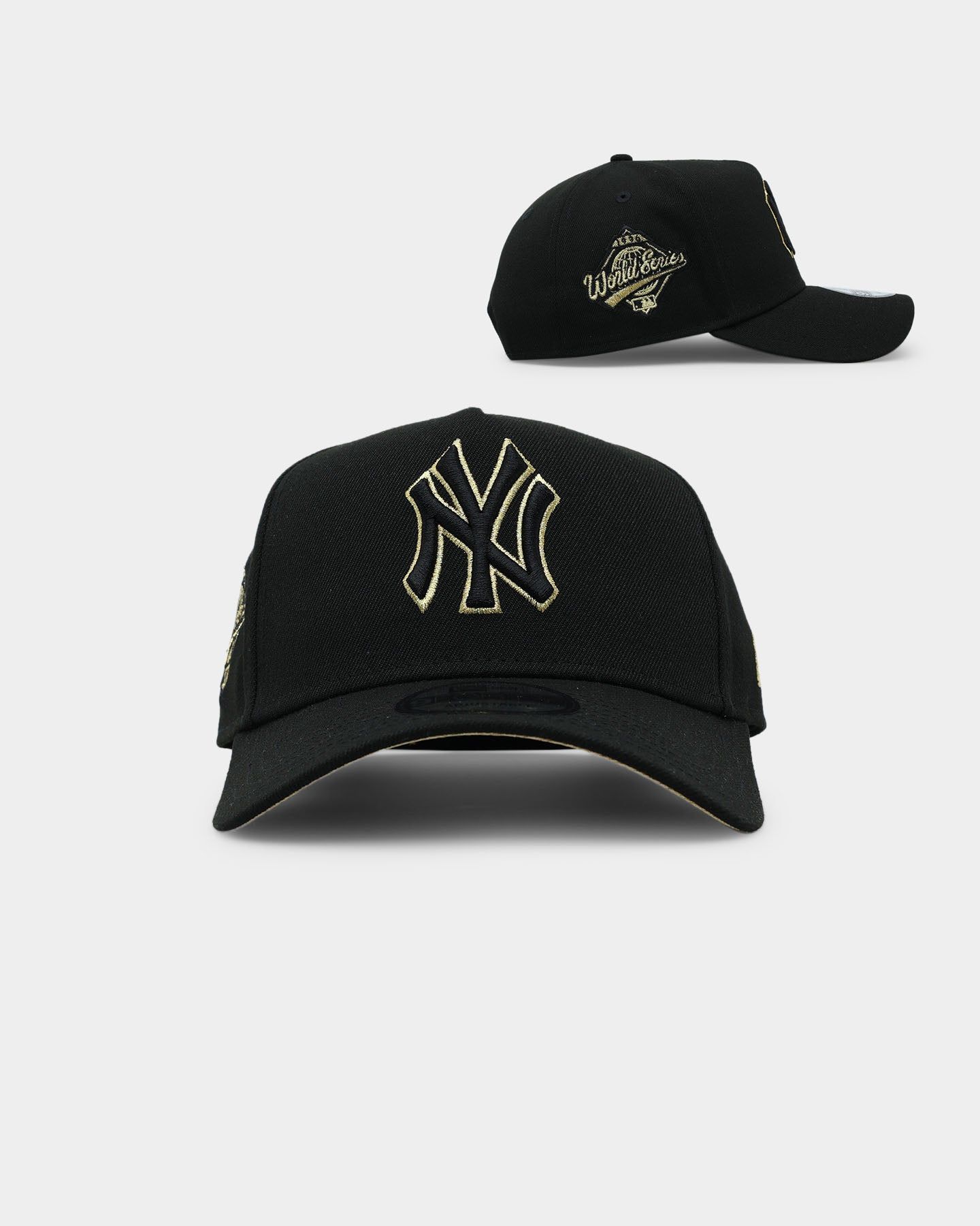 New Era New York Yankees 'Gold Links' 9FORTY A-Frame Snapback Black sold by Culture Kings