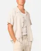 XXIII Nicholas Button Up Shirt Sand/Black sold by Culture Kings