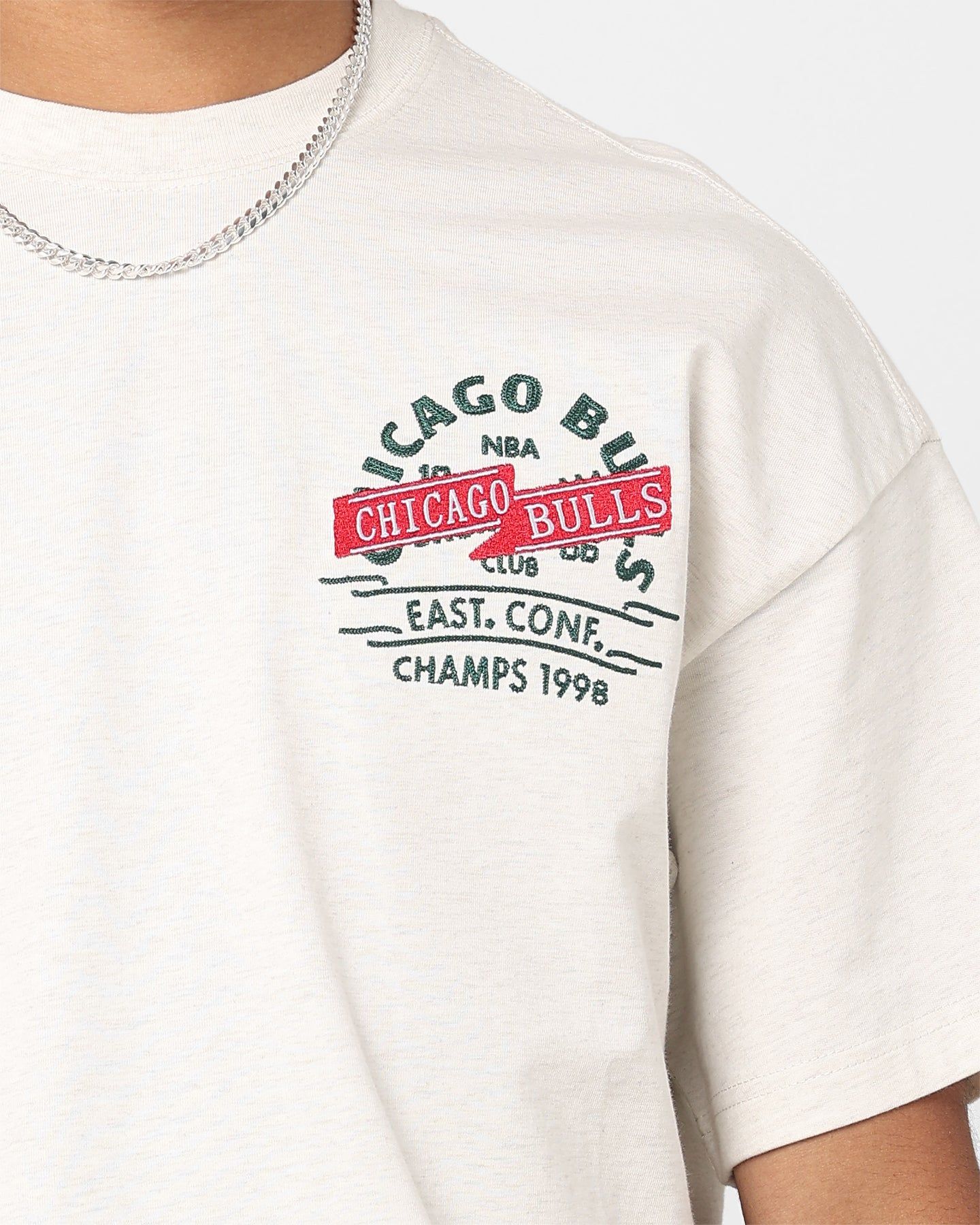Mitchell & Ness Chicago Bulls '98 Champs T-Shirt White Marle sold by Culture Kings product image thumbnail 4