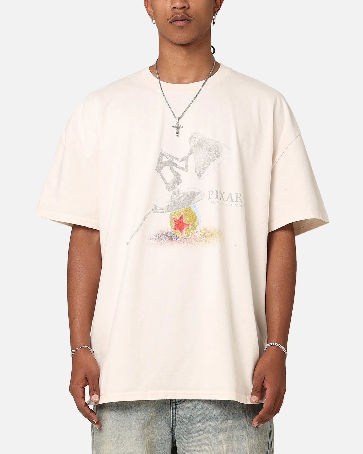American Thrift X Pixar Heavyweight T-Shirt Off White sold by Culture Kings