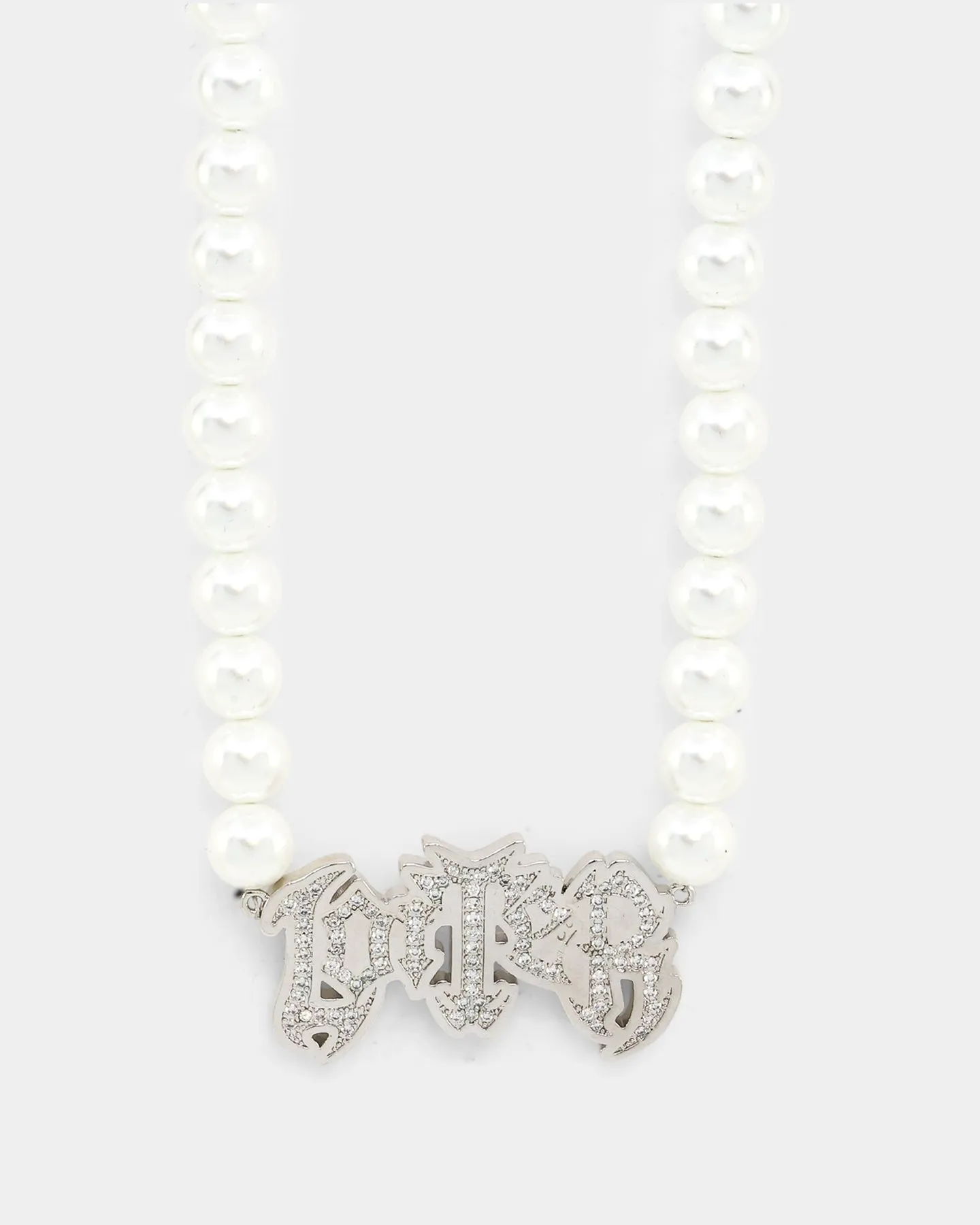 Loiter Pearl Choker Necklace Silver/White sold by Culture Kings product image thumbnail 2