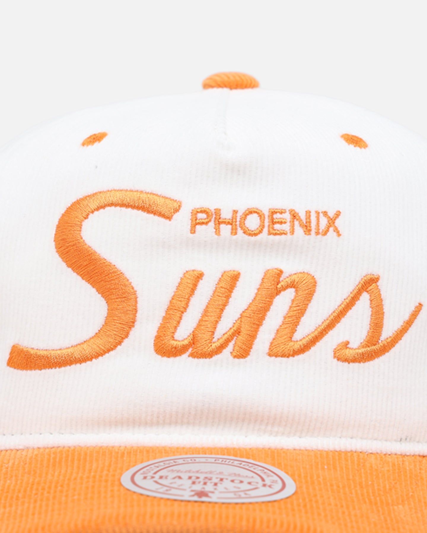 Mitchell & Ness Phoenix Suns 'Pastel Corduroy' Deadstock Snapback White Cream/Orange sold by Culture Kings product image thumbnail 5