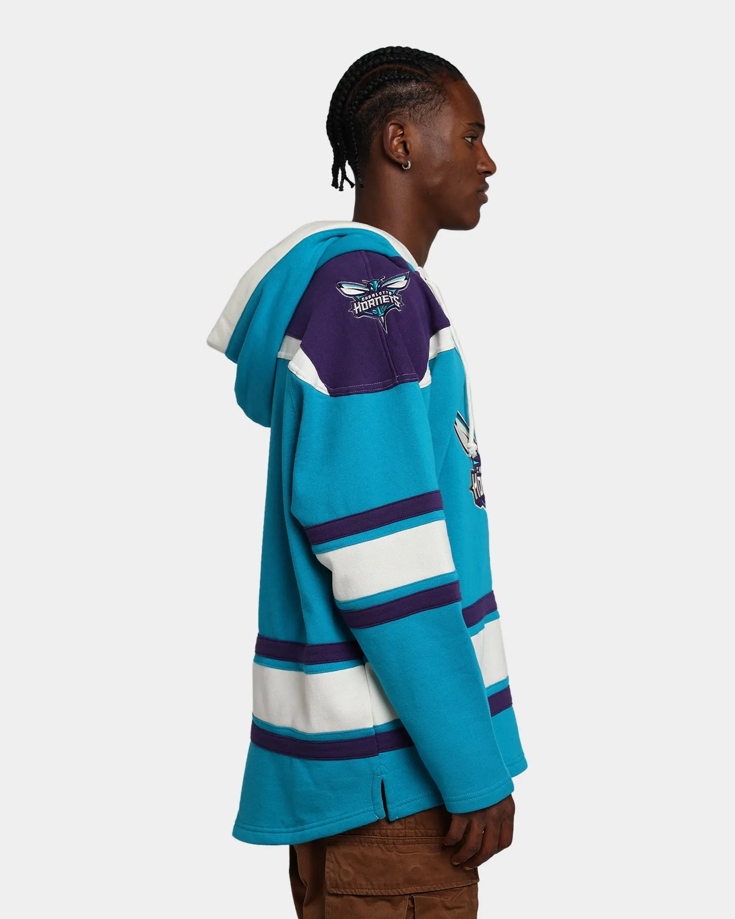 47 Brand Charlotte Hornets Superior Lacer Hoodie Neptune sold by Culture Kings product image thumbnail 5
