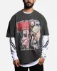 Culture Kings X WWE Roman Reigns Vintage T-Shirt Black Acidwash sold by Culture Kings