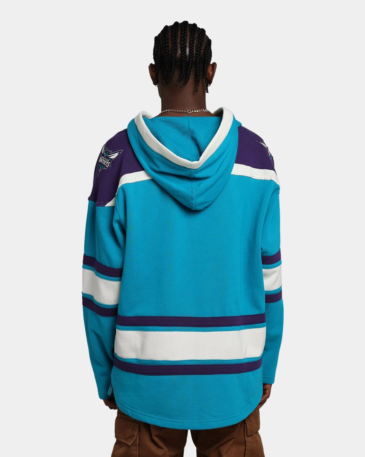 47 Brand Charlotte Hornets Superior Lacer Hoodie Neptune sold by Culture Kings product image thumbnail 4