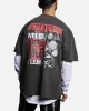 Culture Kings X WWE Roman Reigns Vintage T-Shirt Black Acidwash sold by Culture Kings