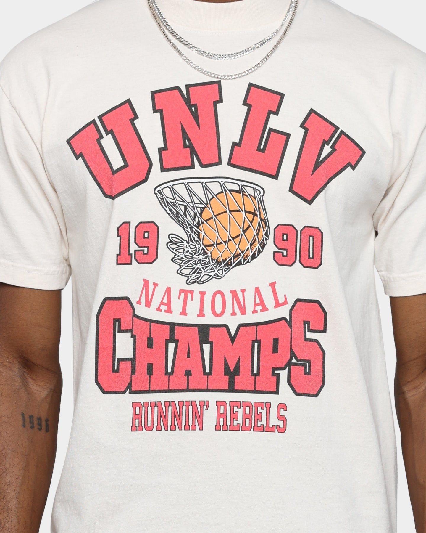 19Nine University of Nevada Las Vegas 1990 National Champs T-Shirt Cream sold by Culture Kings product image thumbnail 3