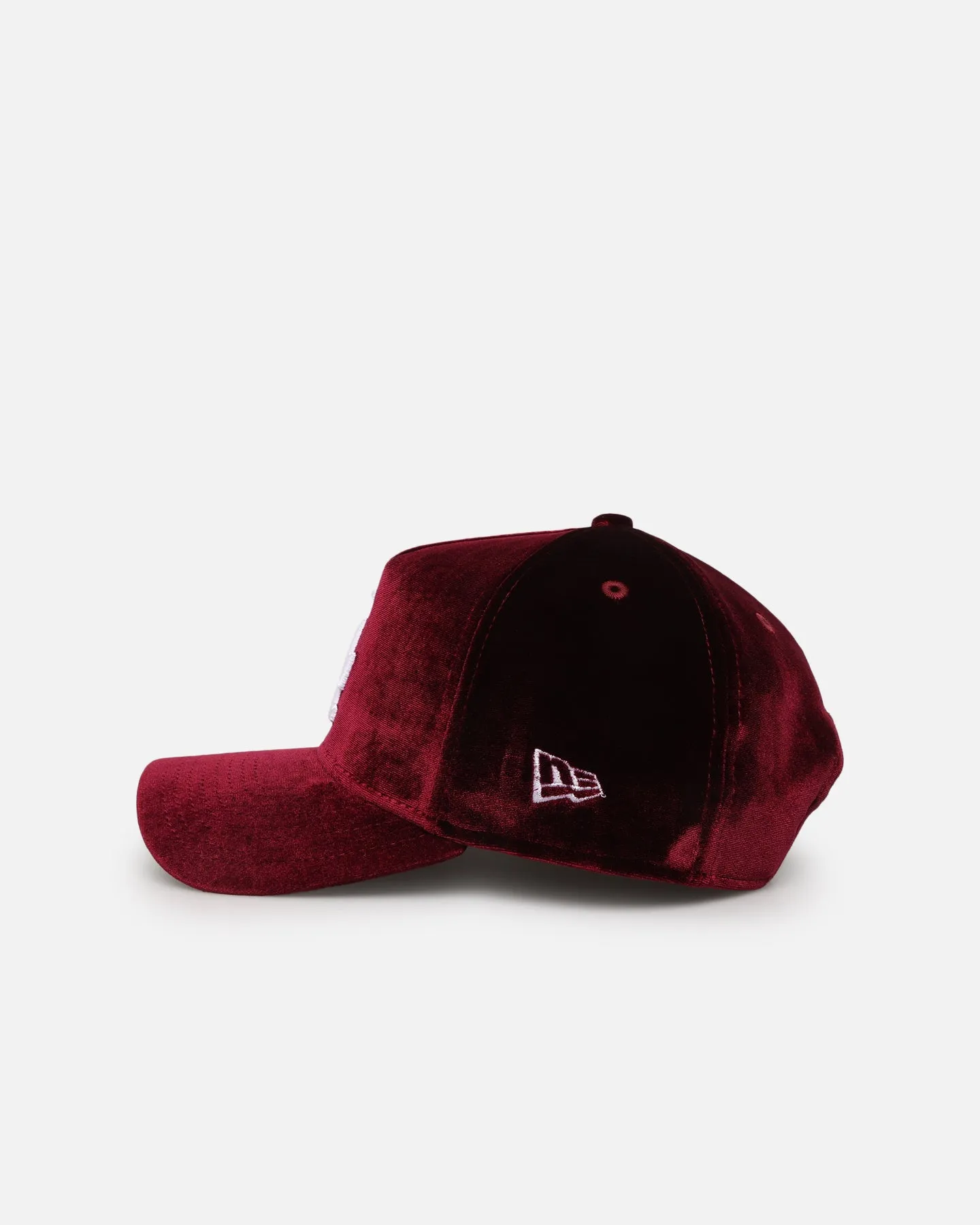 New Era Los Angeles Dodgers 'Velvet Dreams' 9FORTY A-Frame Snapback Maroon/Grey sold by Culture Kings product image thumbnail 5