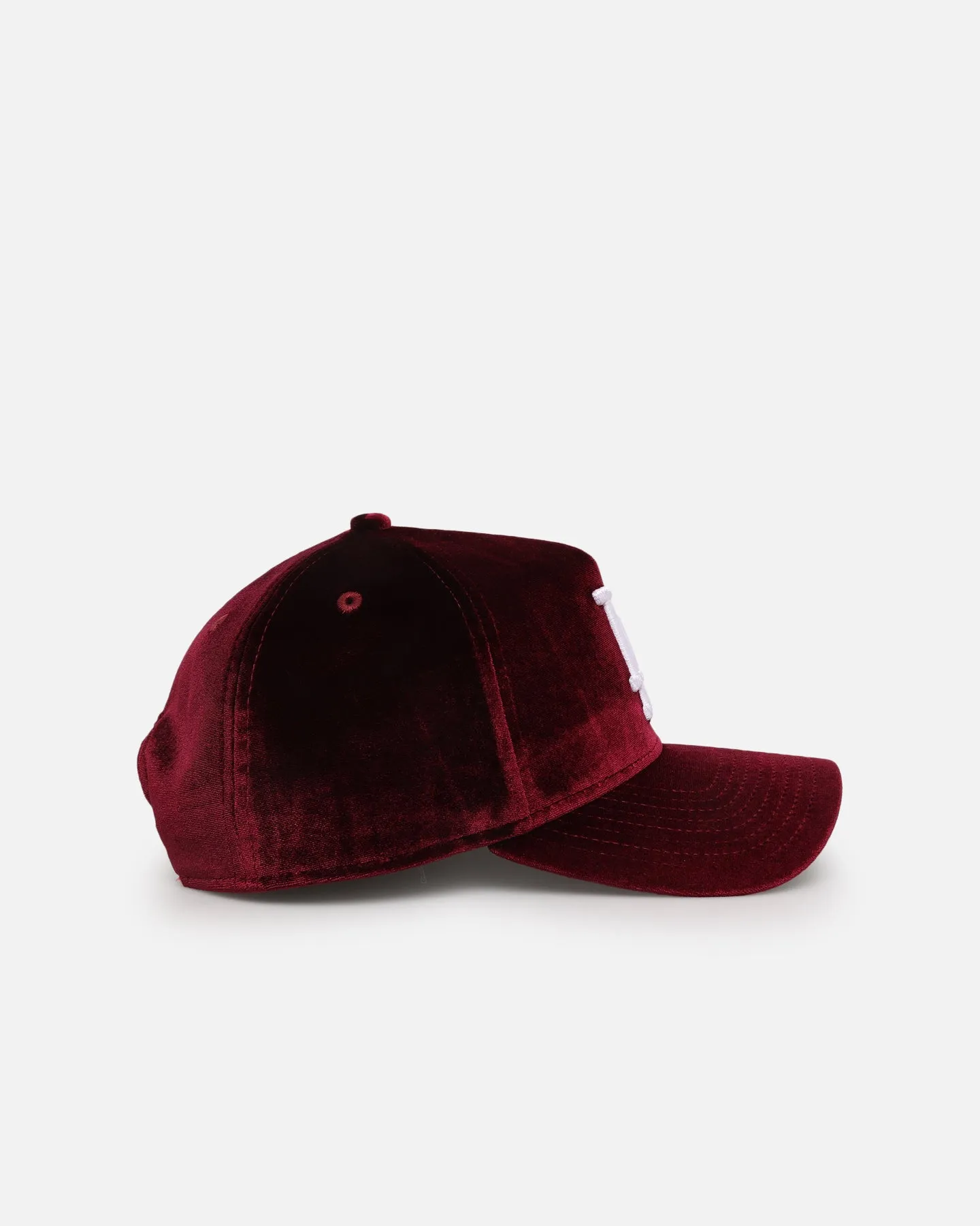 New Era Los Angeles Dodgers 'Velvet Dreams' 9FORTY A-Frame Snapback Maroon/Grey sold by Culture Kings product image thumbnail 4