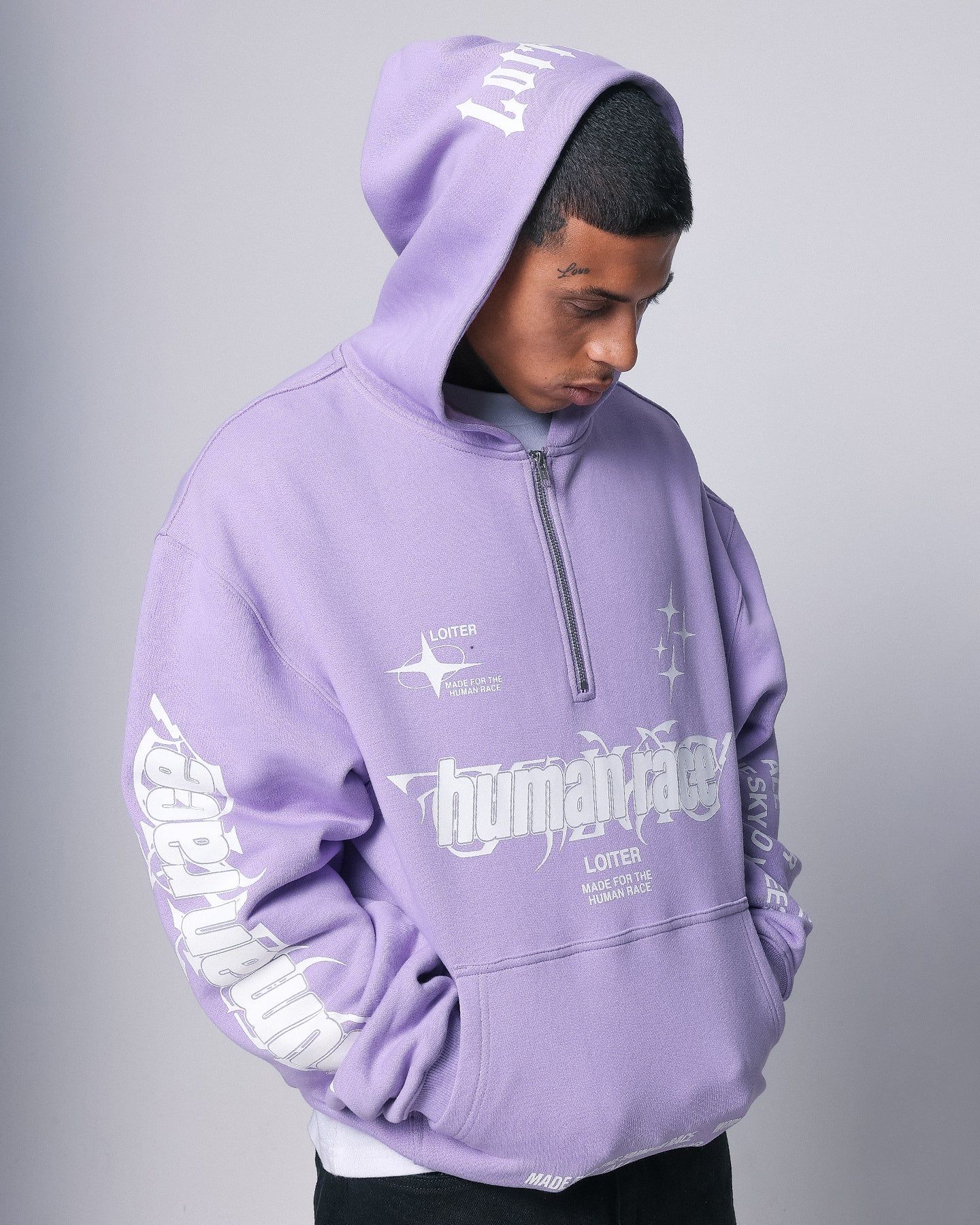 Loiter Rave Zip Hoodie Lilac sold by Culture Kings product image thumbnail 2