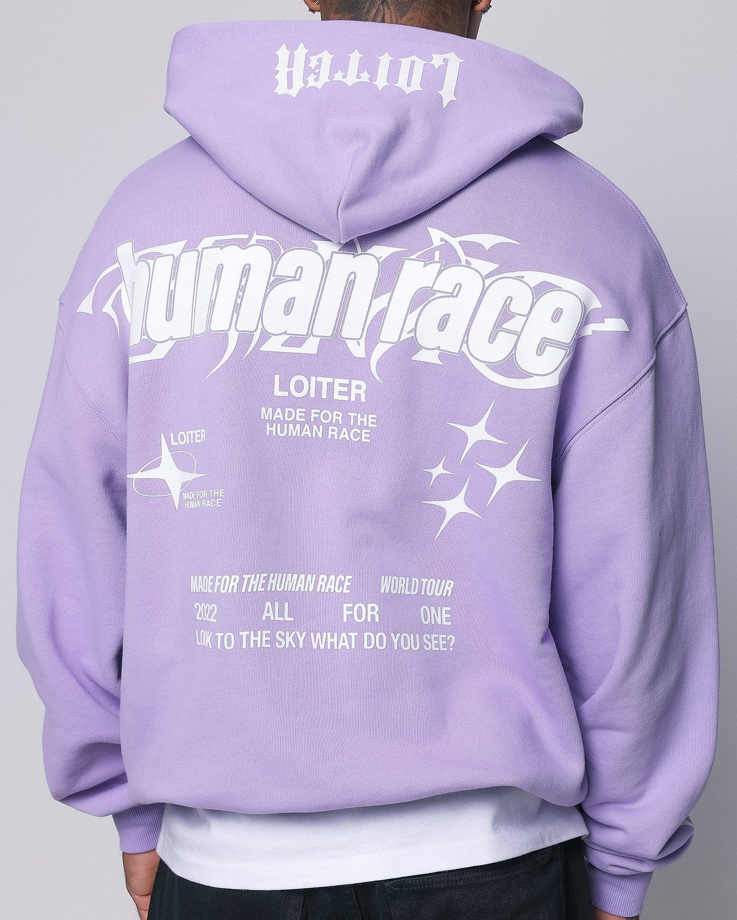 Loiter Rave Zip Hoodie Lilac sold by Culture Kings product image thumbnail 5