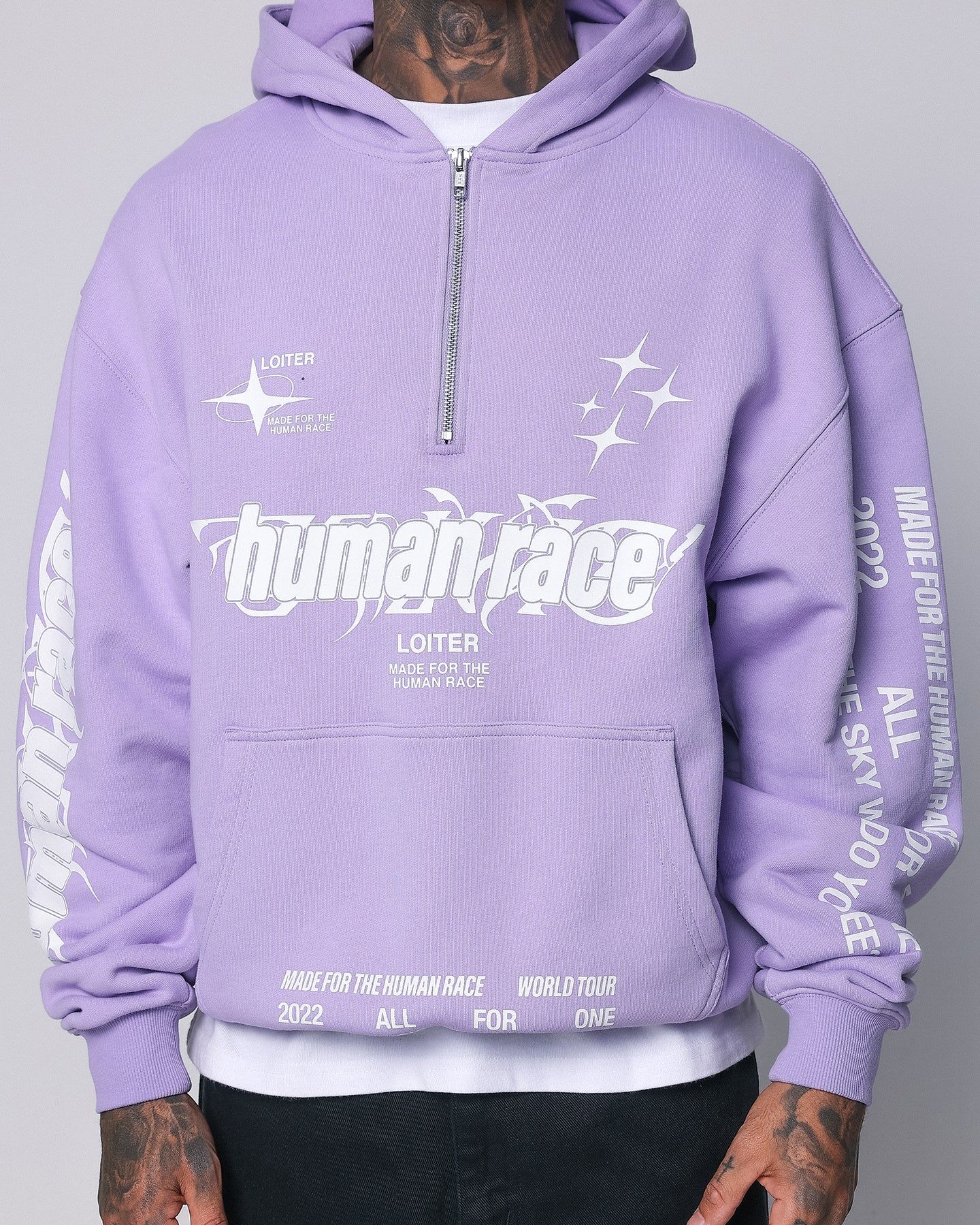 Loiter Rave Zip Hoodie Lilac sold by Culture Kings product image thumbnail 4