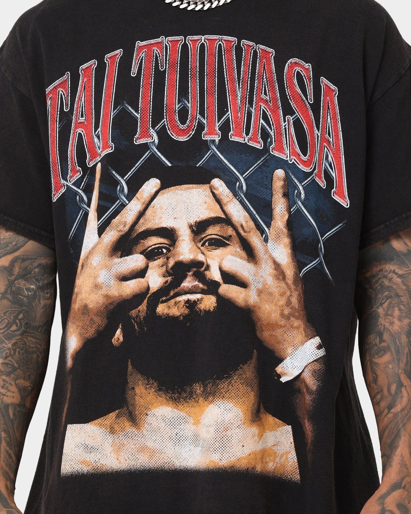 Goat Crew X Tai Tuivasa FTA T-Shirt Black sold by Culture Kings product image thumbnail 4
