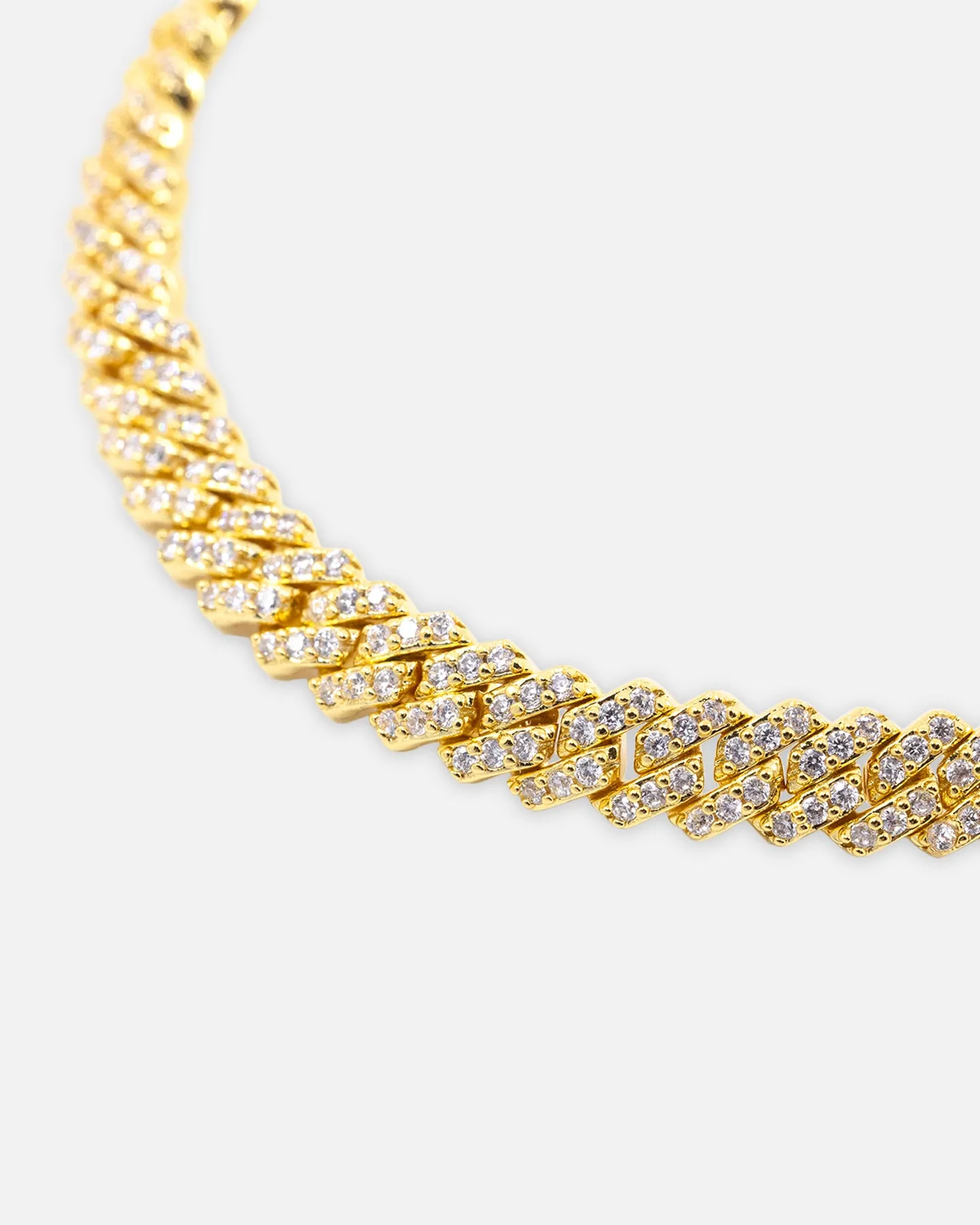 Saint Morta 6mm Iced Cuban Prong Bracelet Iced Gold sold by Culture Kings product image thumbnail 4