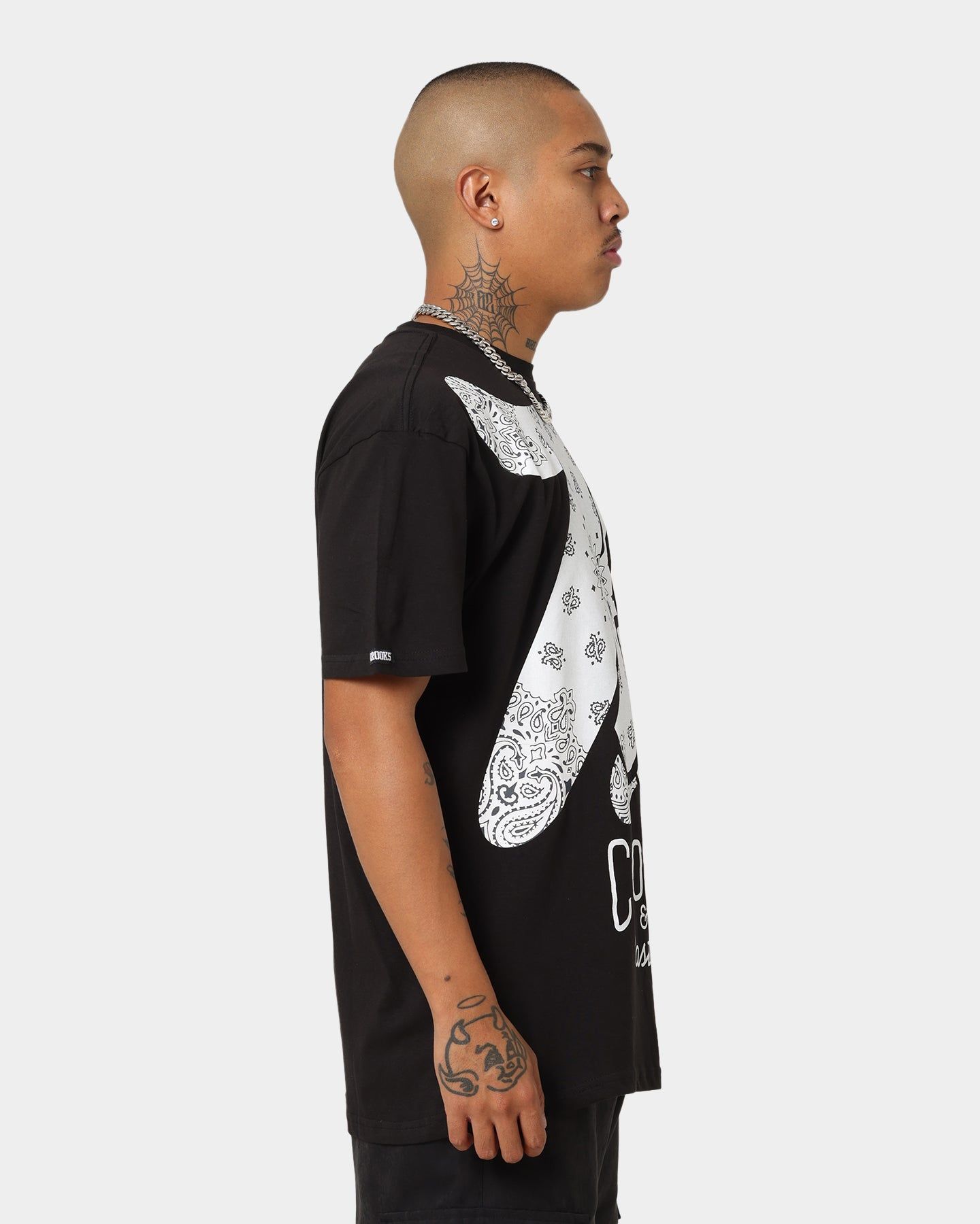 Crooks & Castles Air Gun Paisley Short Sleeve T-Shirt Black sold by Culture Kings product image thumbnail 5