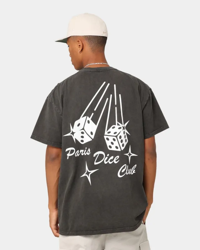 Carré Paris Dice Club Vintage T-Shirt Black Wash sold by Culture Kings