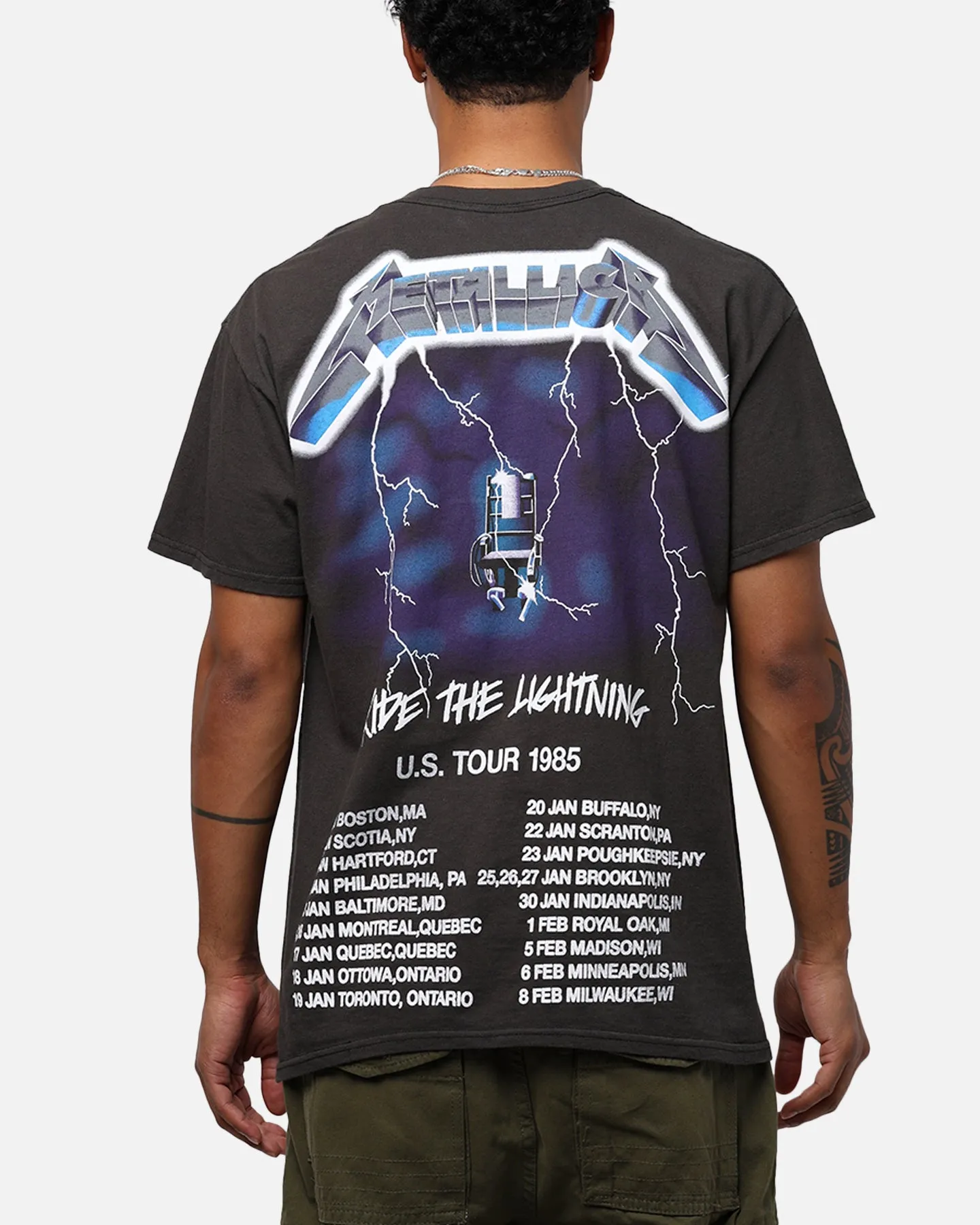 Merch Traffic 1995 Metallica Tour T-Shirt Black sold by Culture Kings product image thumbnail 2