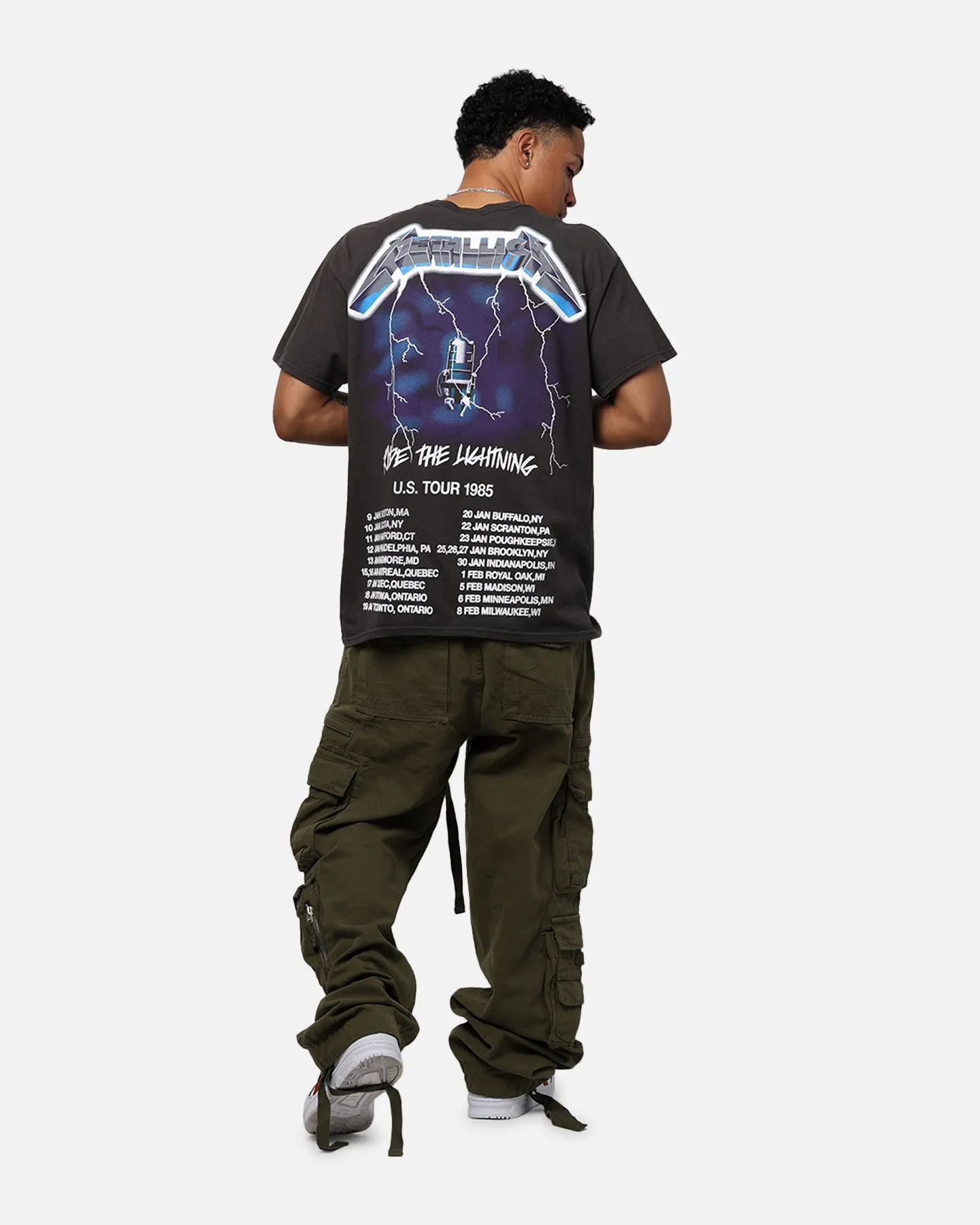Merch Traffic 1995 Metallica Tour T-Shirt Black sold by Culture Kings product image thumbnail 3