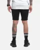 Saint Morta Thrashed Shorts Jet Black sold by Culture Kings