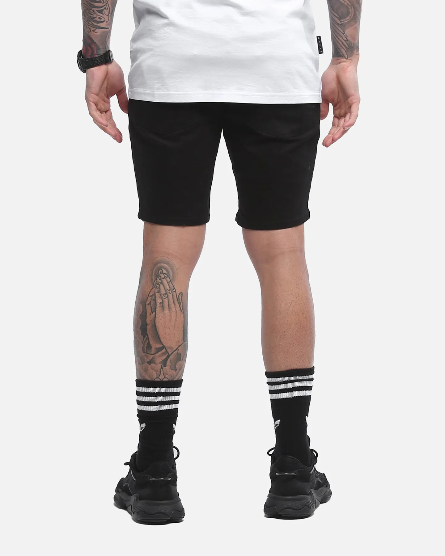 Saint Morta Thrashed Shorts Jet Black sold by Culture Kings product image thumbnail 5