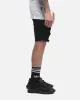 Saint Morta Thrashed Shorts Jet Black sold by Culture Kings