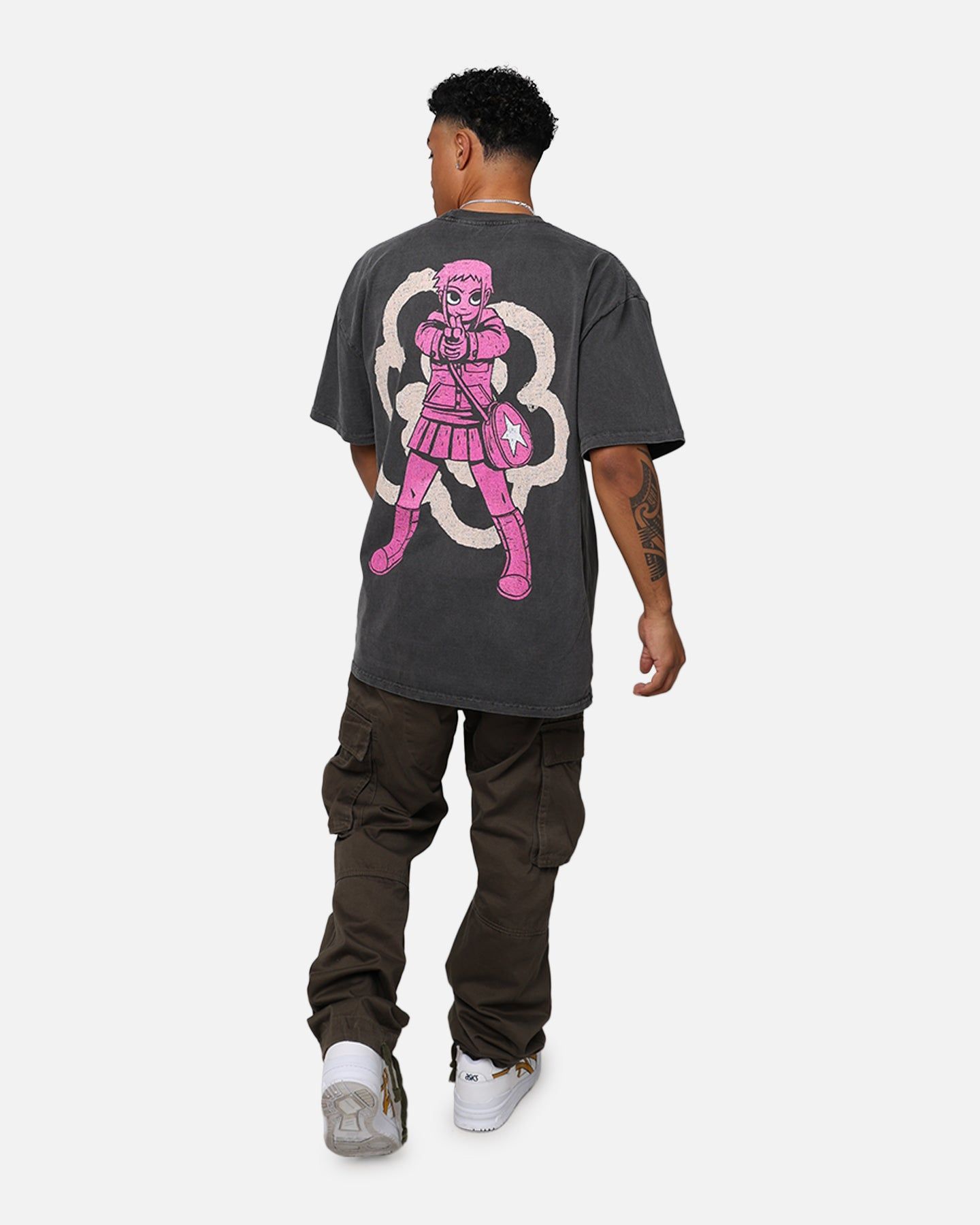 American Thrift X Scott Pilgrim Ramona Flowers Heavyweight Vintage T-Shirt Black Wash sold by Culture Kings product image thumbnail 3
