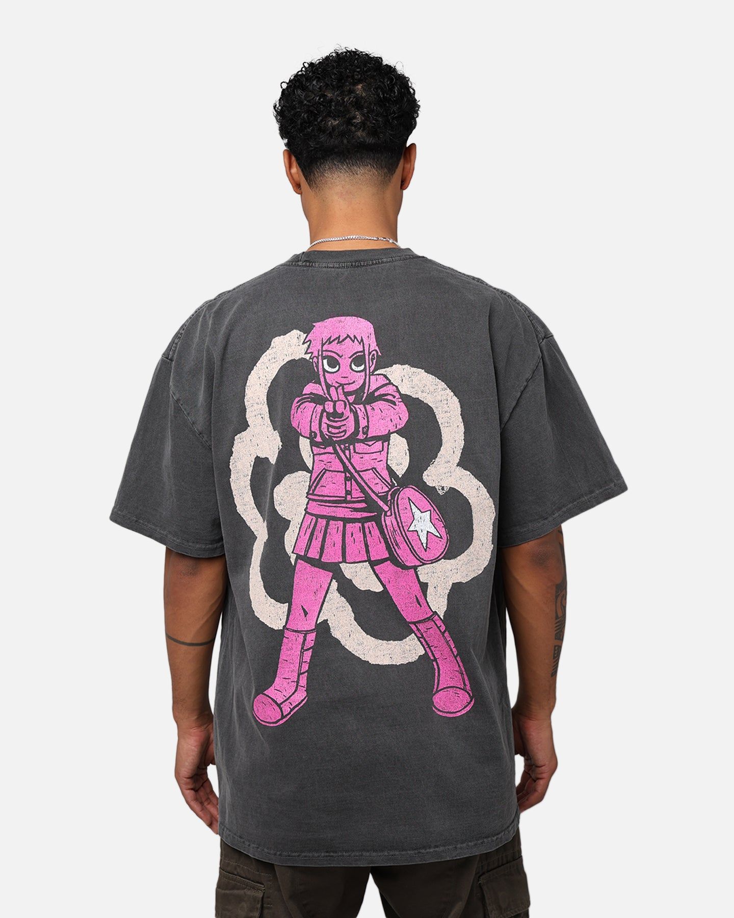 American Thrift X Scott Pilgrim Ramona Flowers Heavyweight Vintage T-Shirt Black Wash sold by Culture Kings product image thumbnail 4