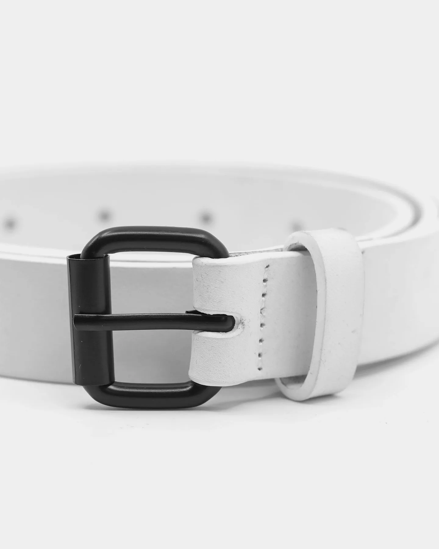 Saint Morta Men's Skinny Belt White sold by Culture Kings product image thumbnail 5