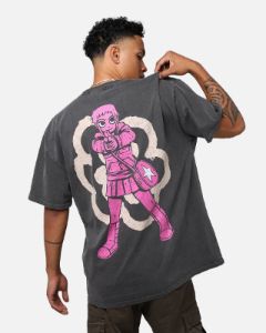 American Thrift X Scott Pilgrim Ramona Flowers Heavyweight Vintage T-Shirt Black Wash sold by Culture Kings