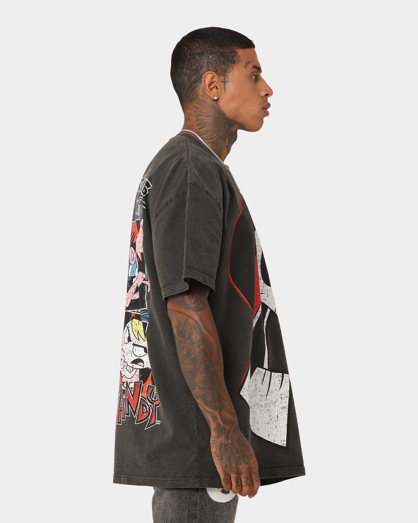 American Thrift X Cartoon Network Grim Heavyweight Vintage T-Shirt Black Wash sold by Culture Kings product image thumbnail 9