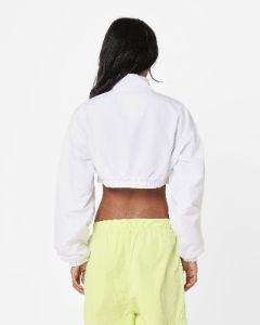 Tommy Jeans Women's Ultra Cropped Windbreaker Jacket White sold by Culture Kings