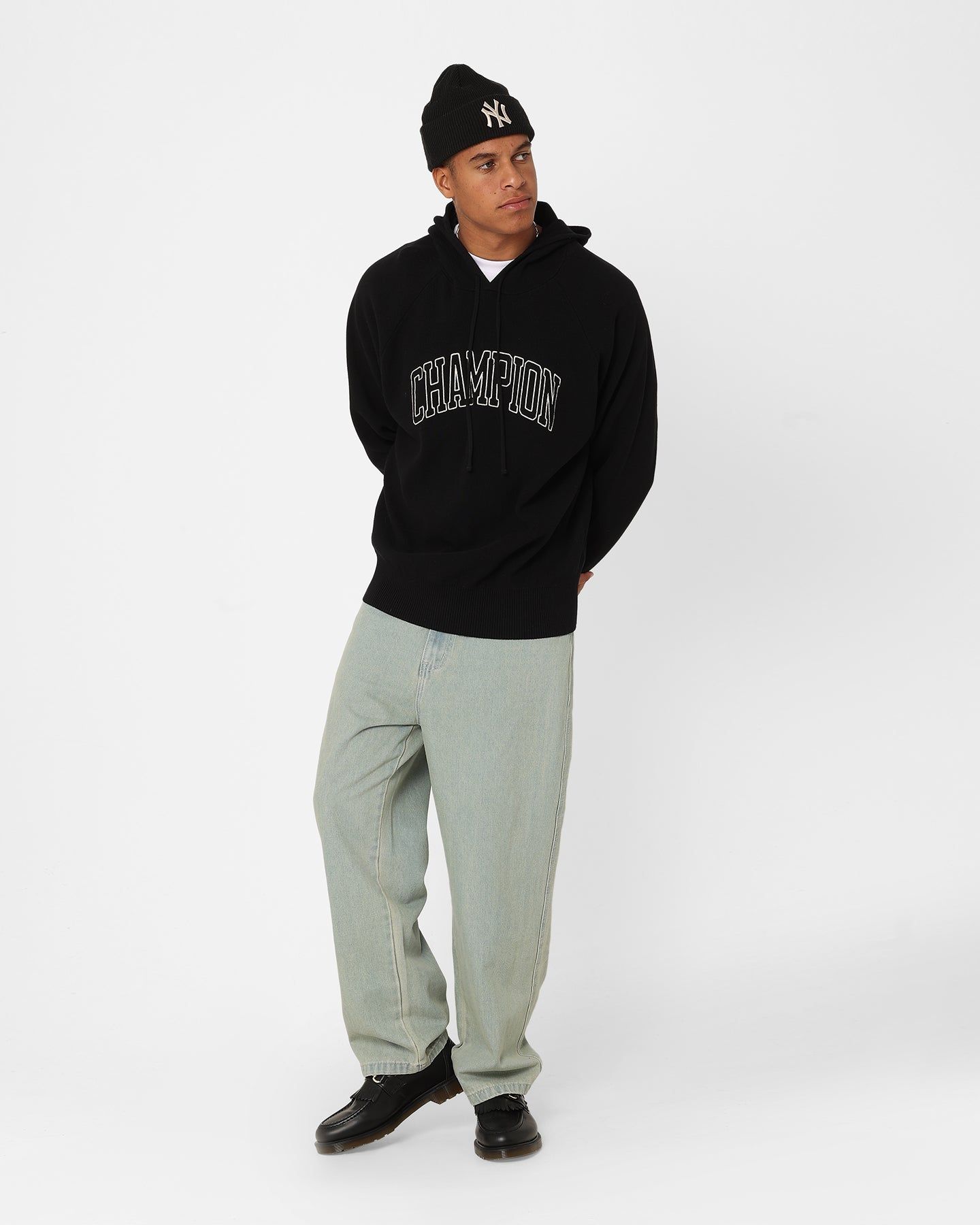 Champion LFS Knitted Hoodie Black sold by Culture Kings product image thumbnail 2