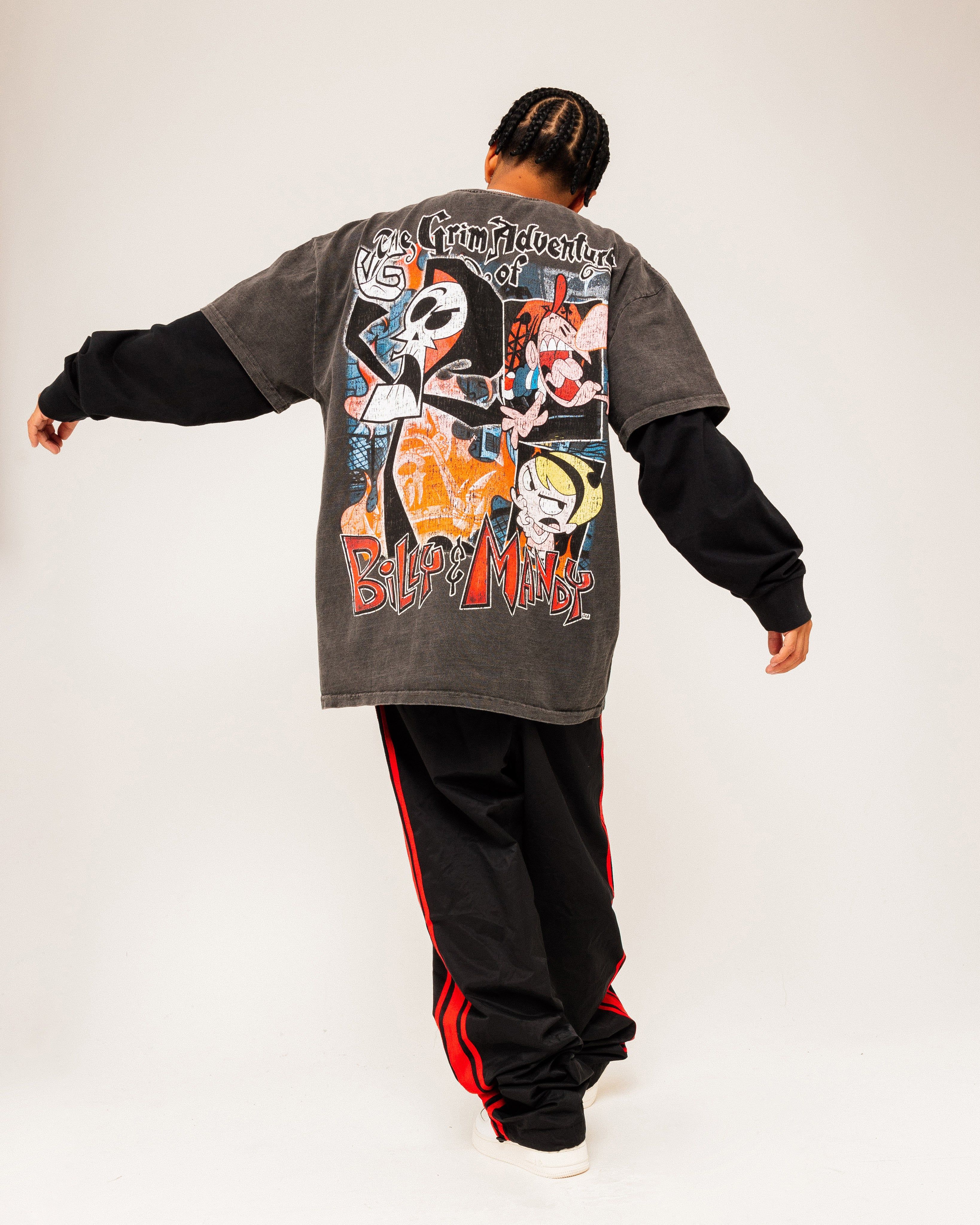 American Thrift X Cartoon Network Grim Heavyweight Vintage T-Shirt Black Wash sold by Culture Kings