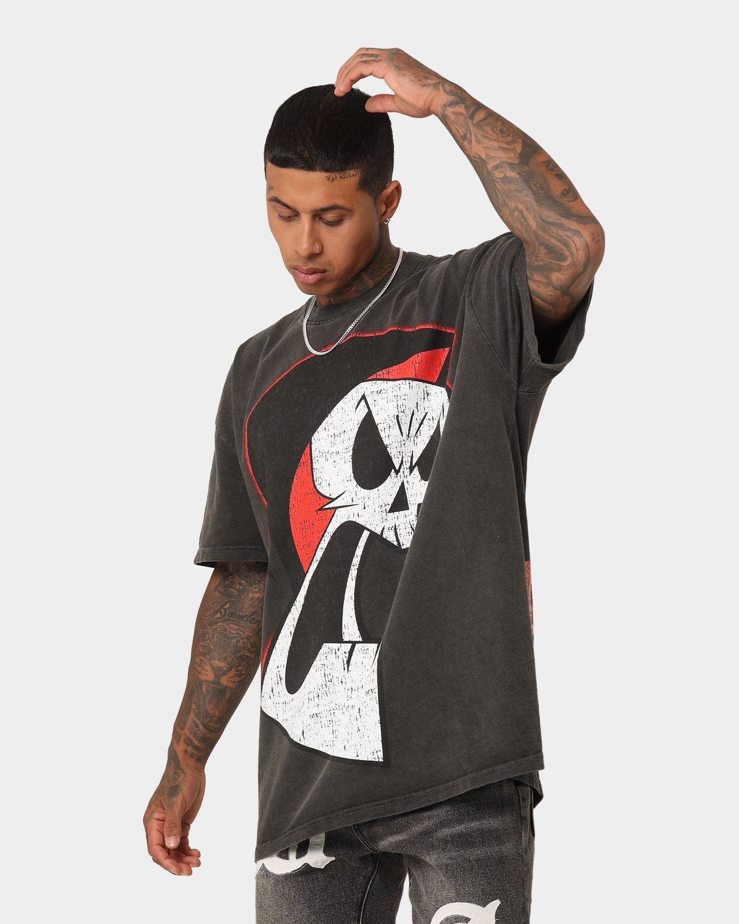 American Thrift X Cartoon Network Grim Heavyweight Vintage T-Shirt Black Wash sold by Culture Kings product image thumbnail 10