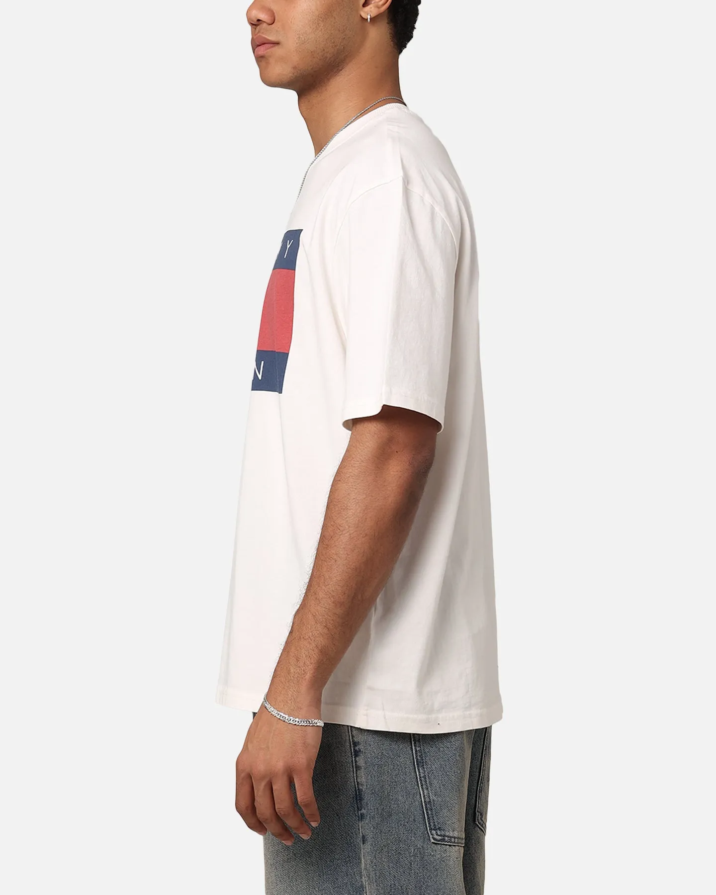 Tommy Jeans TJM Oversized Big Flag T-Shirt Ancient White sold by Culture Kings product image thumbnail 5