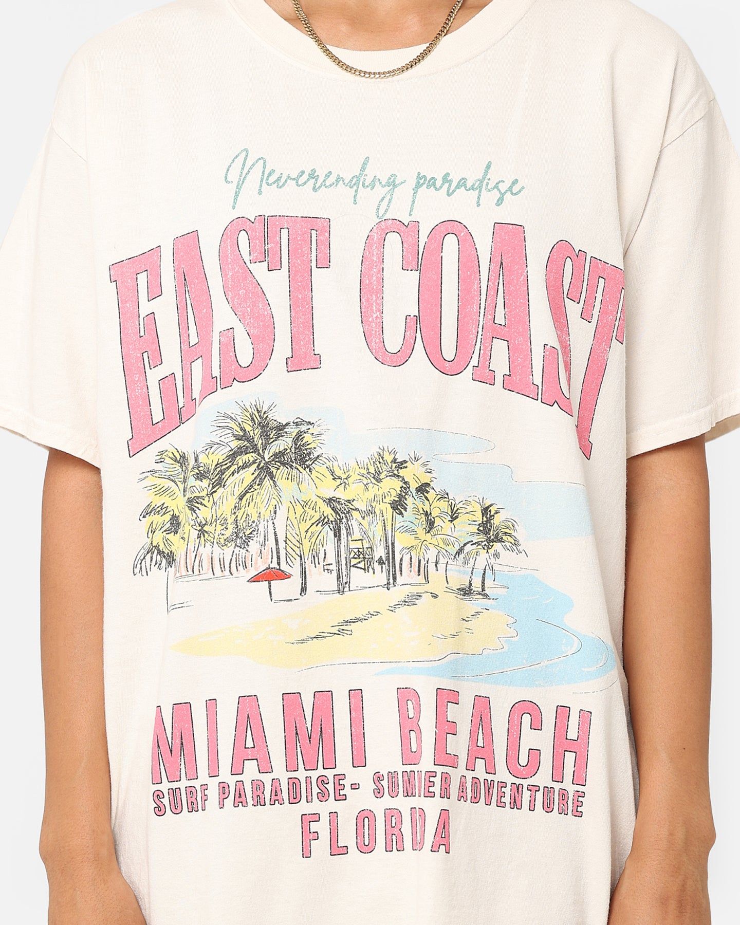 American Thrift Miami Beach Vintage T-Shirt Off White sold by Culture Kings product image thumbnail 4