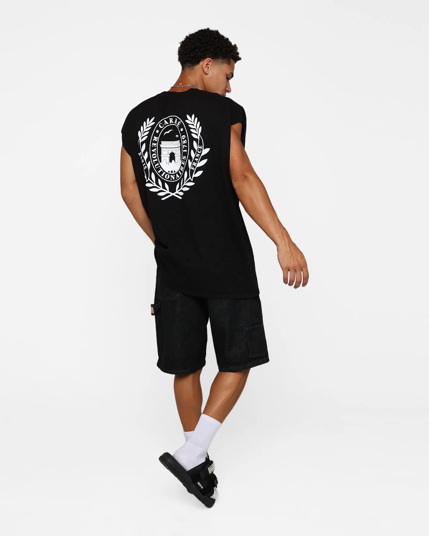 Carre Wreath Muscle T-Shirt Black sold by Culture Kings product image thumbnail 3