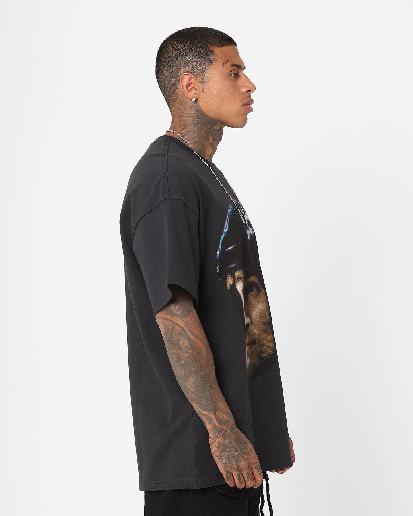 Mitchell & Ness Los Angeles Kings Wayne Gretzky Face T-Shirt Faded Black sold by Culture Kings product image thumbnail 5