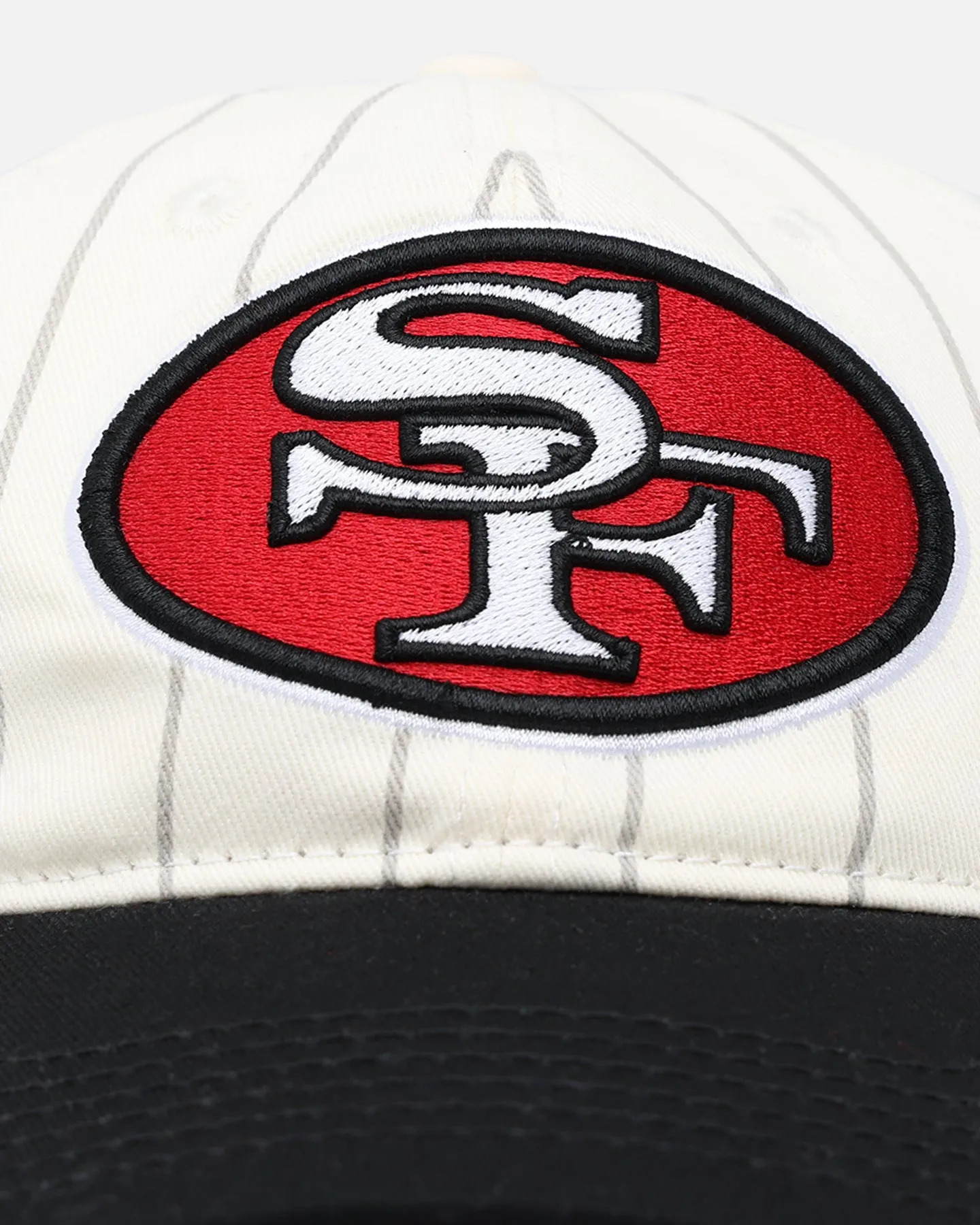 Pro Standard San Francisco 49ers Pinstripe Classic Dad Hat Strapback Eggshell/Yellow sold by Culture Kings product image thumbnail 5