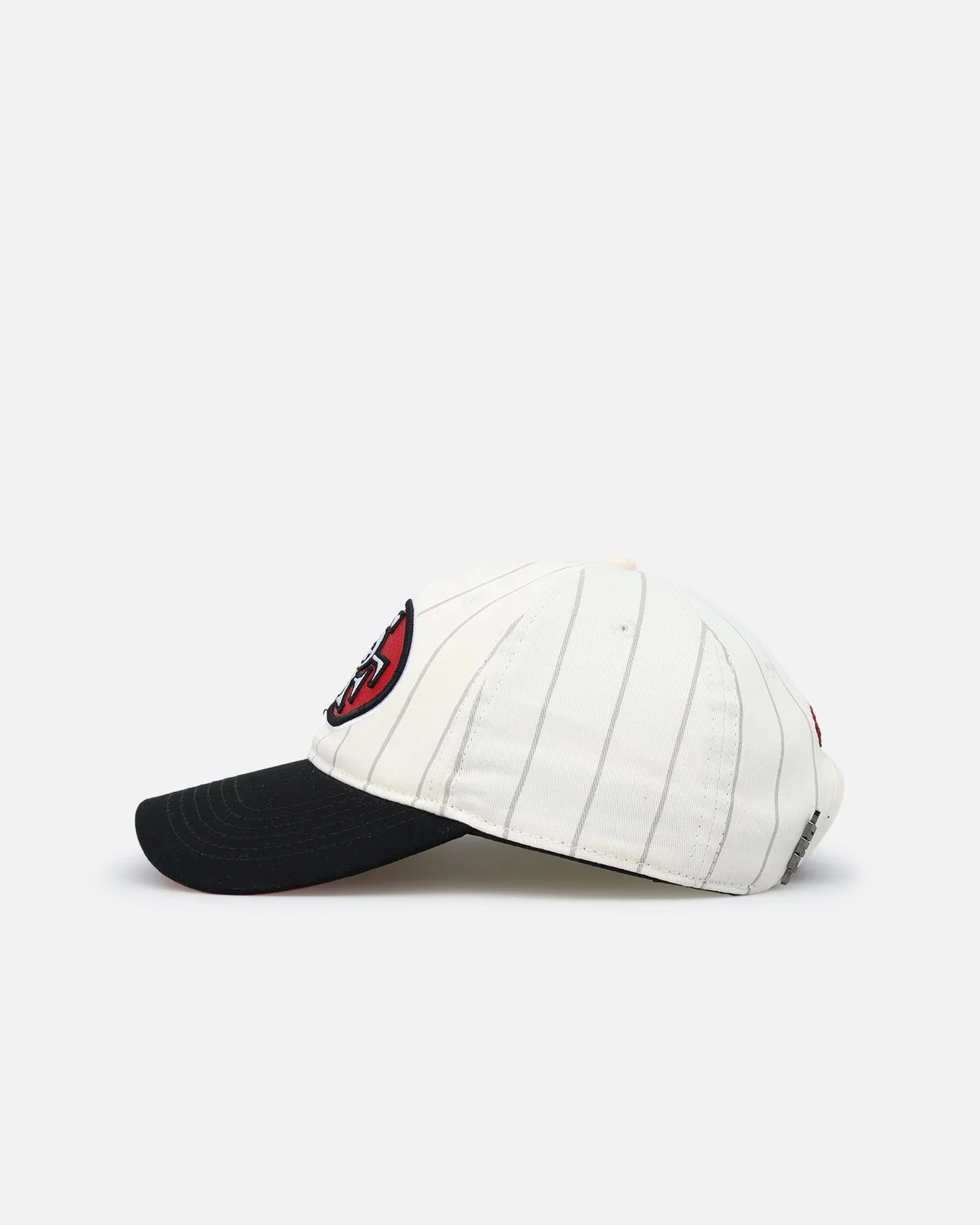 Pro Standard San Francisco 49ers Pinstripe Classic Dad Hat Strapback Eggshell/Yellow sold by Culture Kings product image thumbnail 4