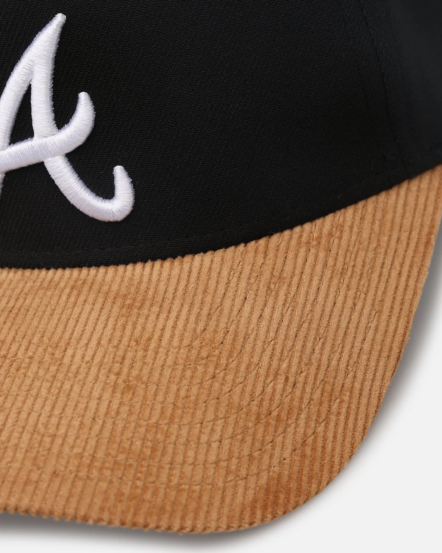 New Era Atlanta Braves 'Black Wheat' 39THIRTY A-Frame Stretch Fit Black/Wheat sold by Culture Kings product image thumbnail 2