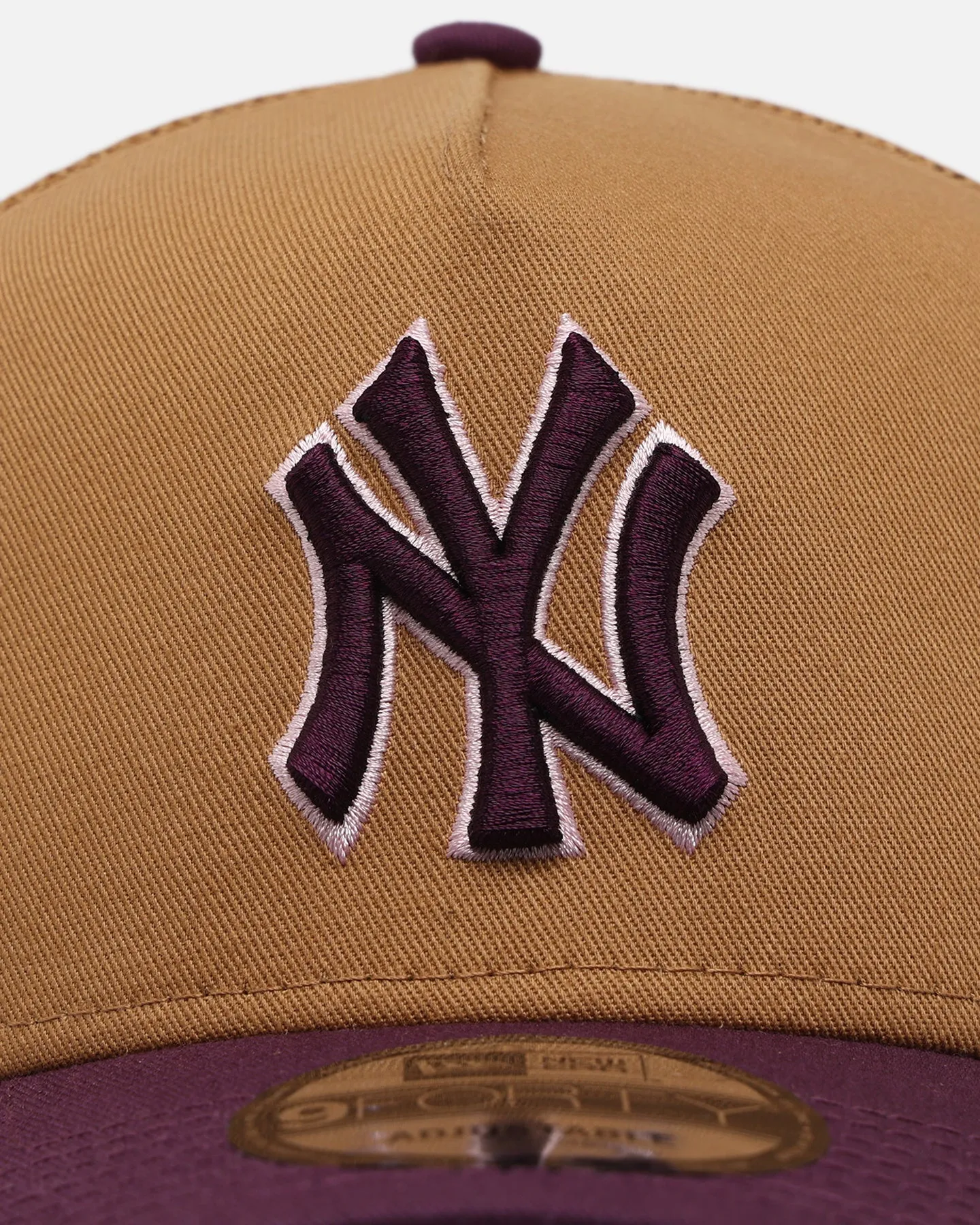 New Era New York Yankees 'Rustic Rose' 9FORTY A-Frame Trucker Snapback Wheat sold by Culture Kings product image thumbnail 5