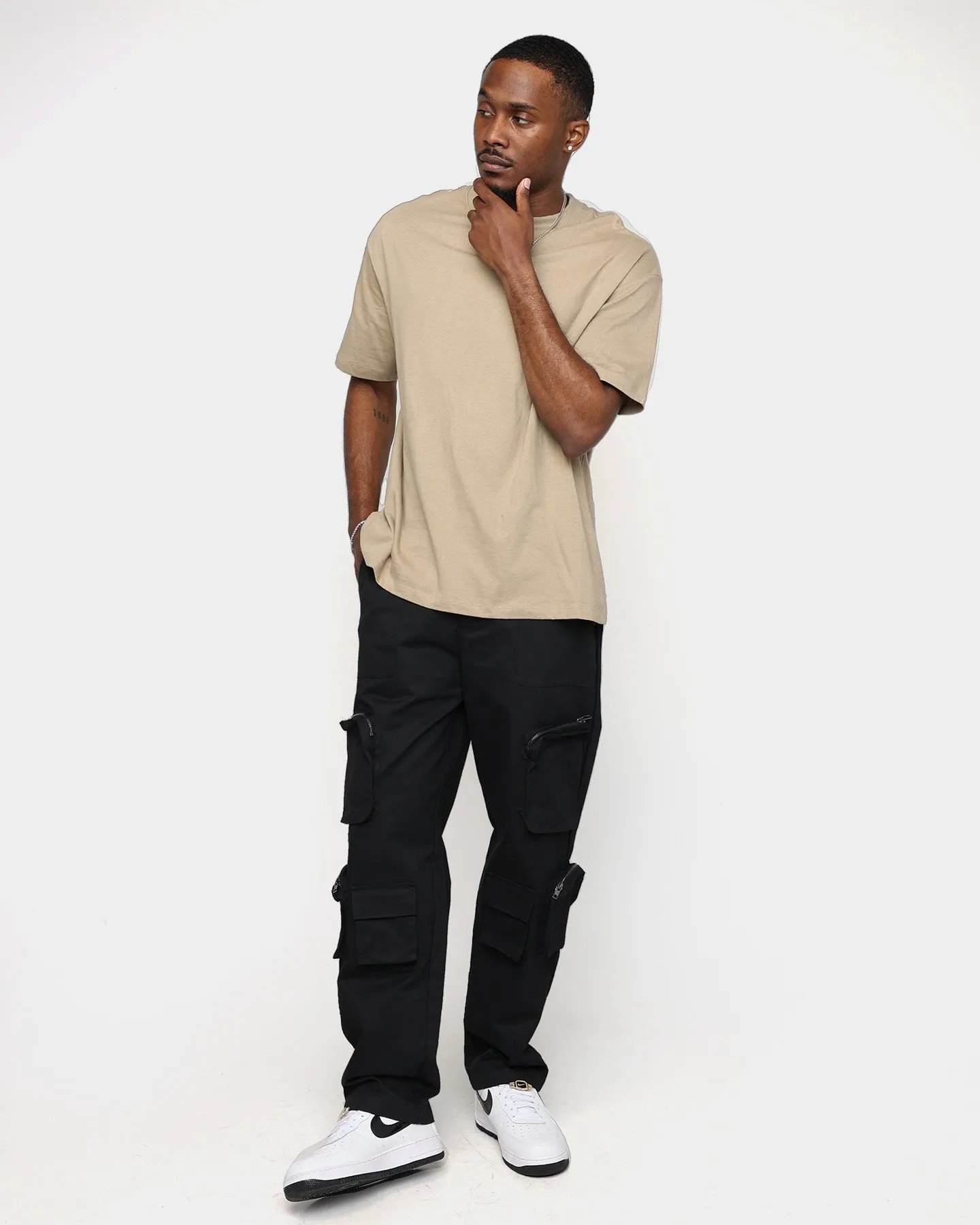 XXIII Henry Zip Cargo Pants Black sold by Culture Kings product image thumbnail 2