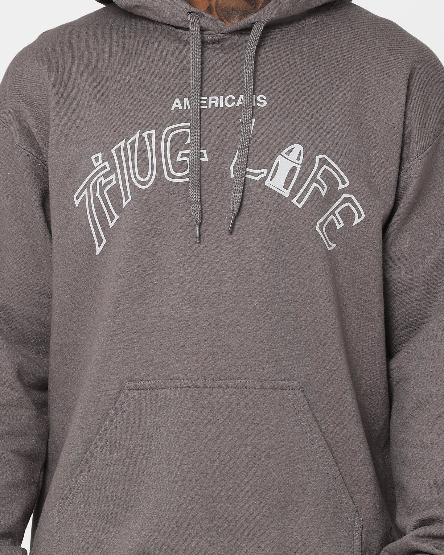 Tupac Thug Life Hoodie Grey sold by Culture Kings product image thumbnail 4