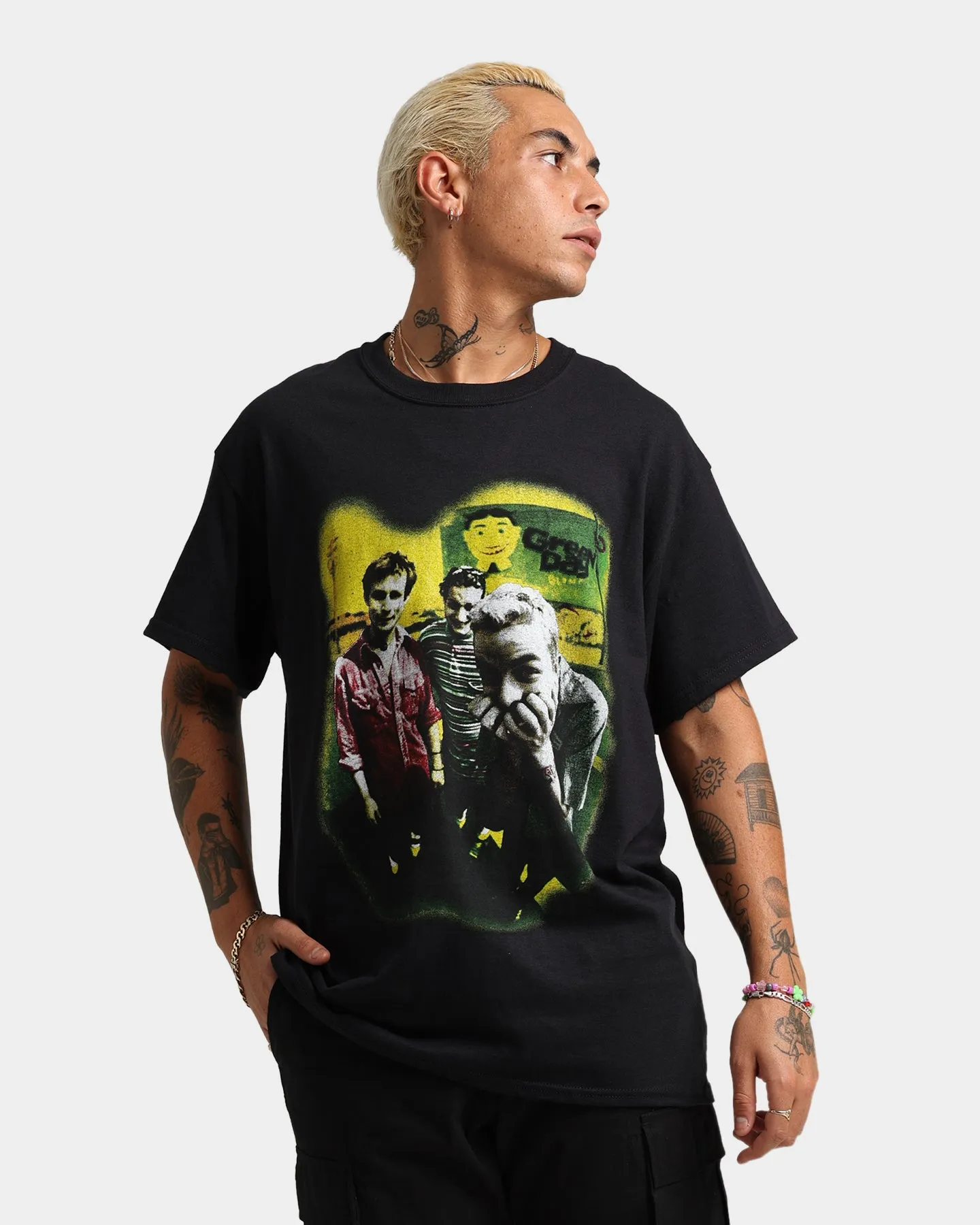 Green Day Neon Photo T-Shirt Black sold by Culture Kings