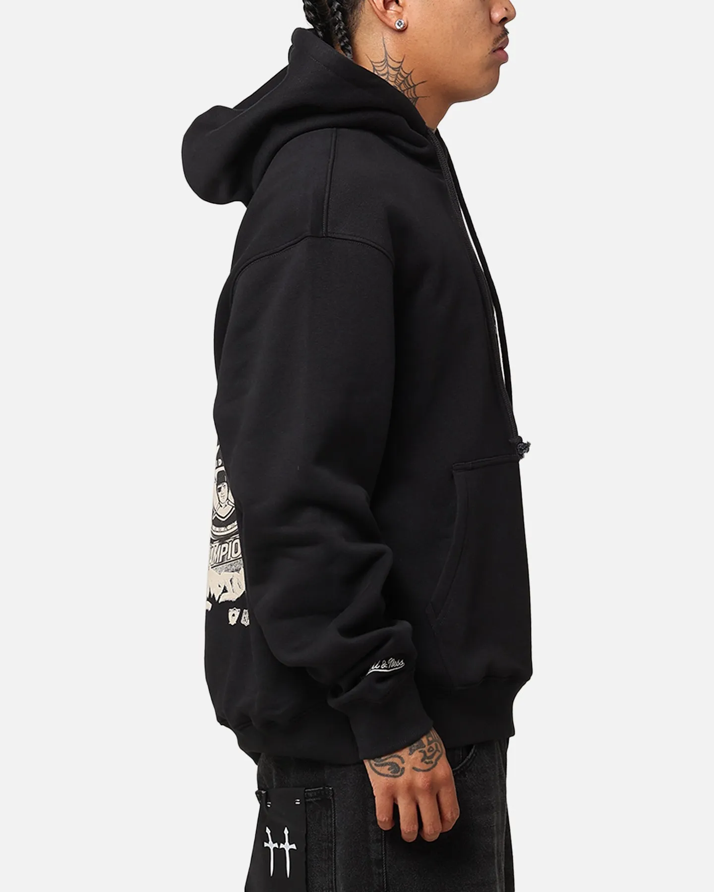 Mitchell & Ness Oakland Raiders Champs Graffiti Hoodie Faded Black sold by Culture Kings product image thumbnail 5