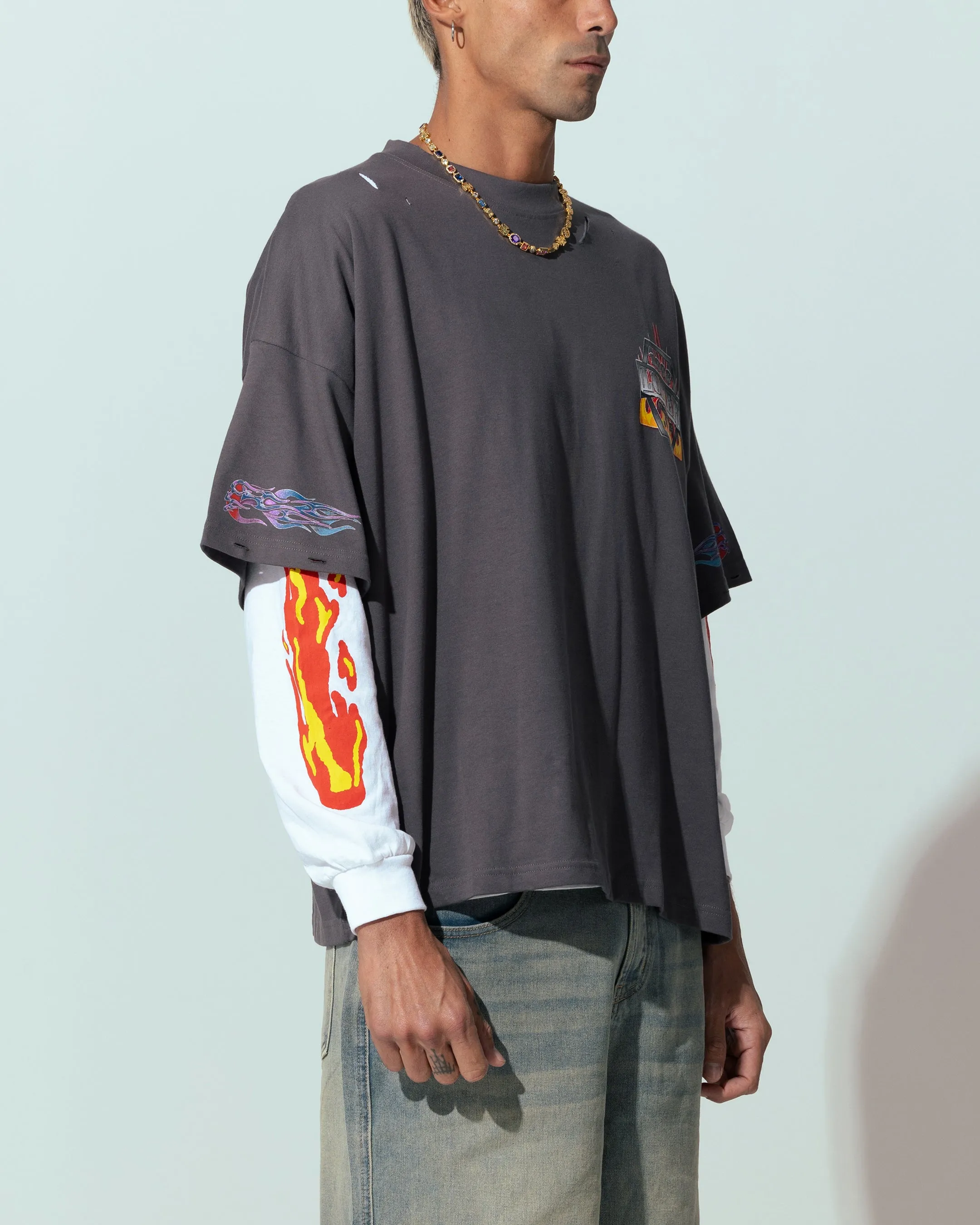 Loiter Motor Box T-Shirt Charcoal sold by Culture Kings product image thumbnail 5