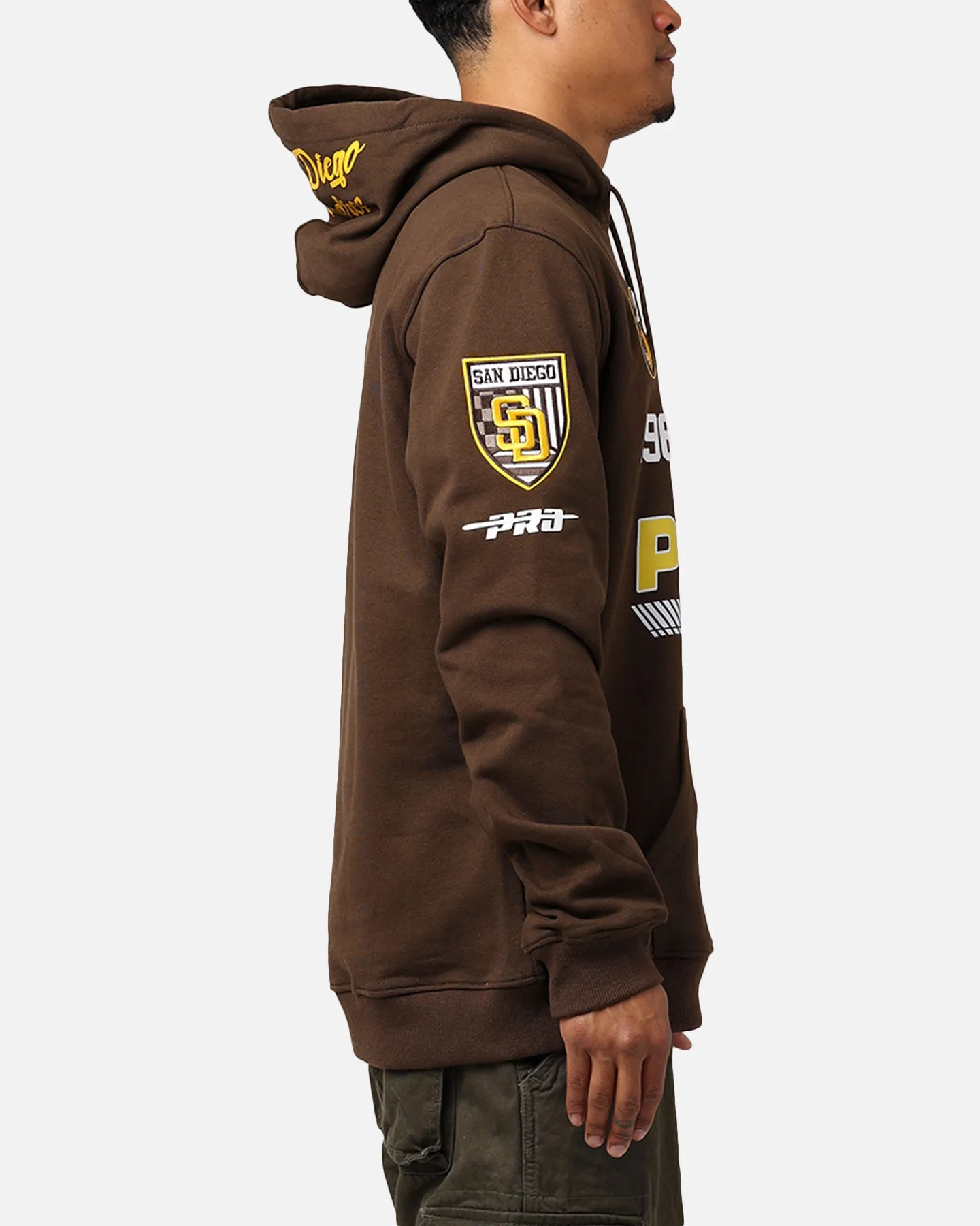 Pro Standard San Diego Padres Fast Lane Hoodie Brown sold by Culture Kings product image thumbnail 4